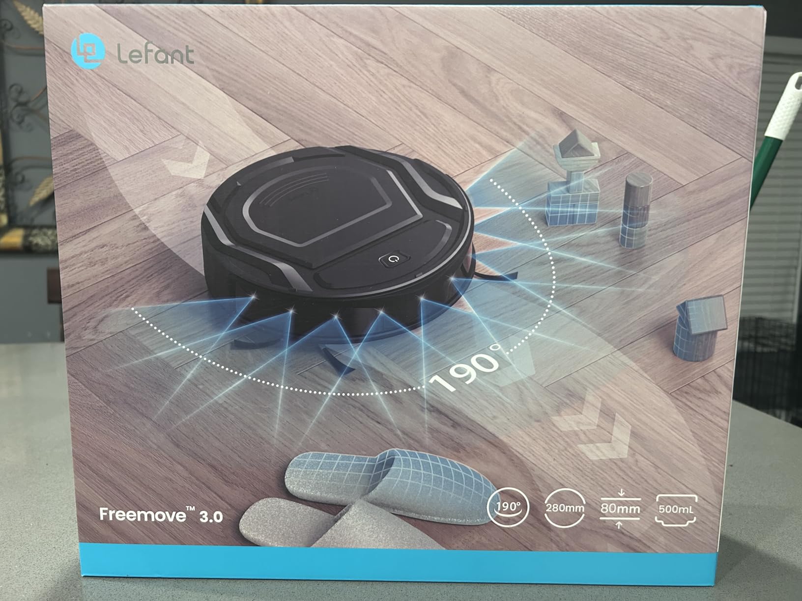 Lefant Robot Vacuum Cleaner, Strong Suction, 120 Mins Runtime, Slim, Low Noise, Automatic Self-Charging, Wi-Fi/App/Alexa Control, Ideal for Pet Hair Hard Floor and Daily Cleaning, M210 customer photo 2