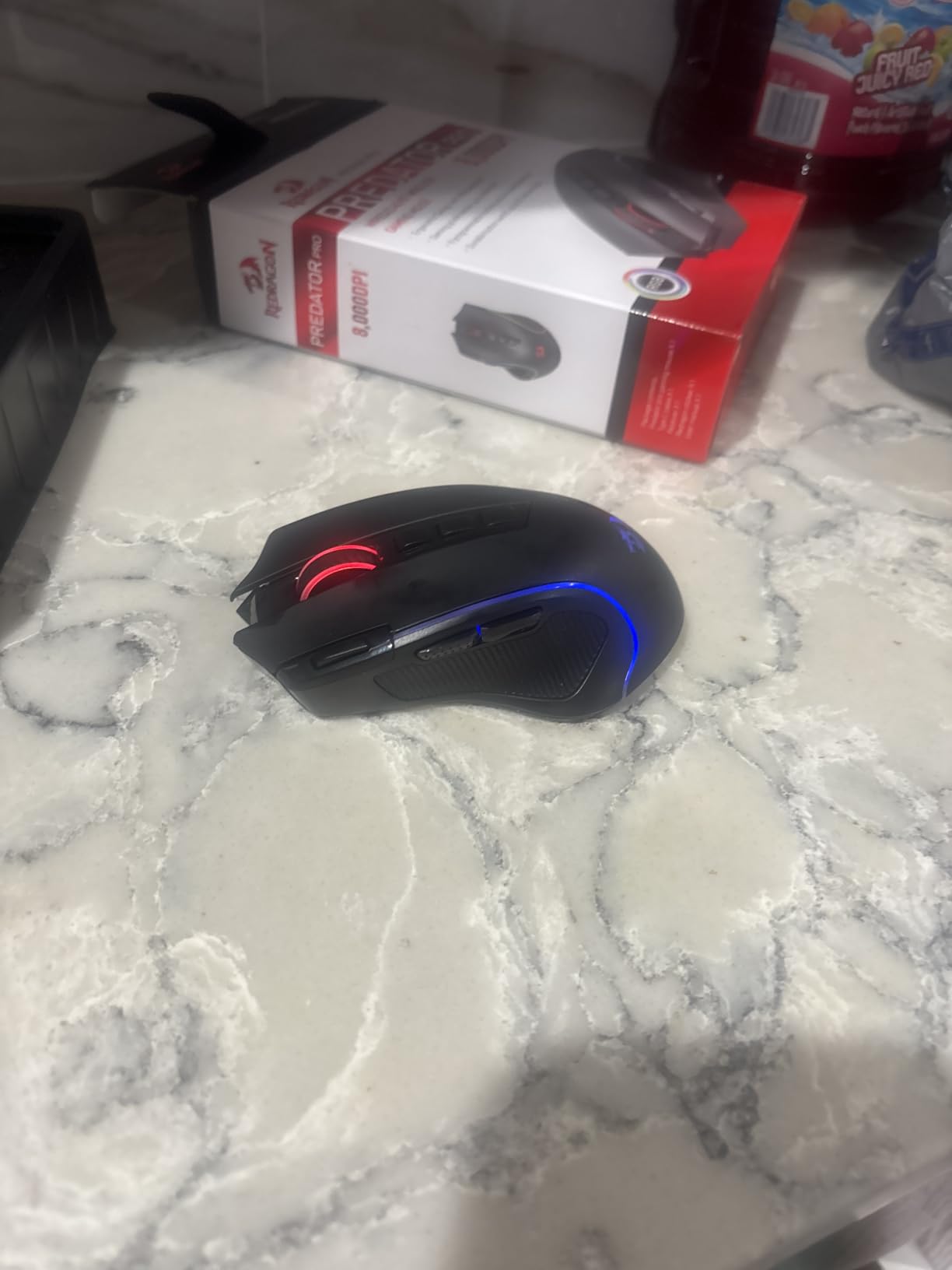 Redragon M612 Predator RGB Gaming Mouse, 8000 DPI Wired Optical Mouse with 11 Programmable Buttons & 5 Backlit Modes, Software Supports DIY Keybinds Rapid Fire Button customer photo 2