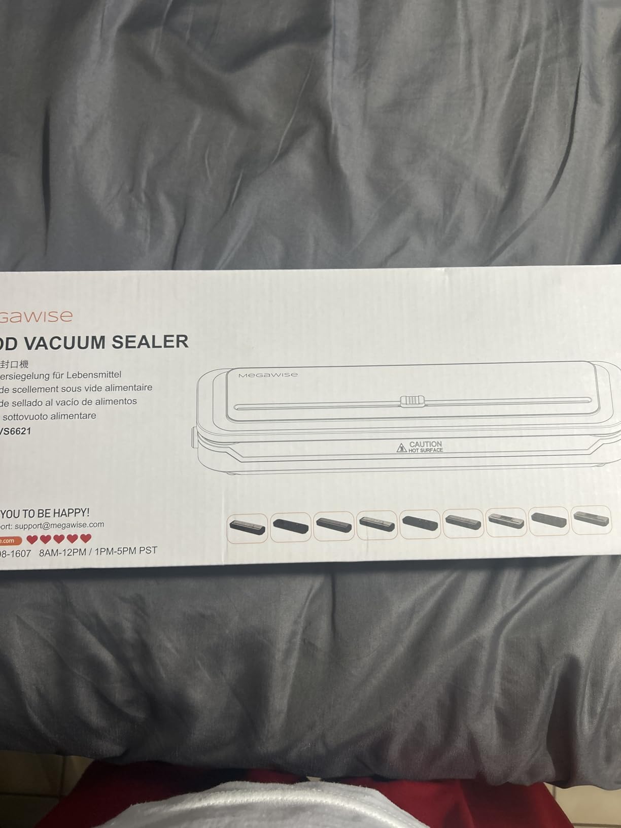 MEGAWISE 2025 Powerful Vacuum Sealer Machine | Compact Design | One-Touch Automatic | Seal in 10-20 Seconds | Dry, Moist, Wet, and Cold Modes | With 10 Vacuum Bags & Built-in Cutter (Grey) Customer Review MEGAWISE 2025 Powerful Vacuum Sealer Machine | Compact Design | One-Touch Automatic | Seal in 10-20 Seconds | Dry, Moist, Wet, and Cold Modes | With 10 Vacuum Bags & Built-in Cutter (Grey) - Customer Photo 1