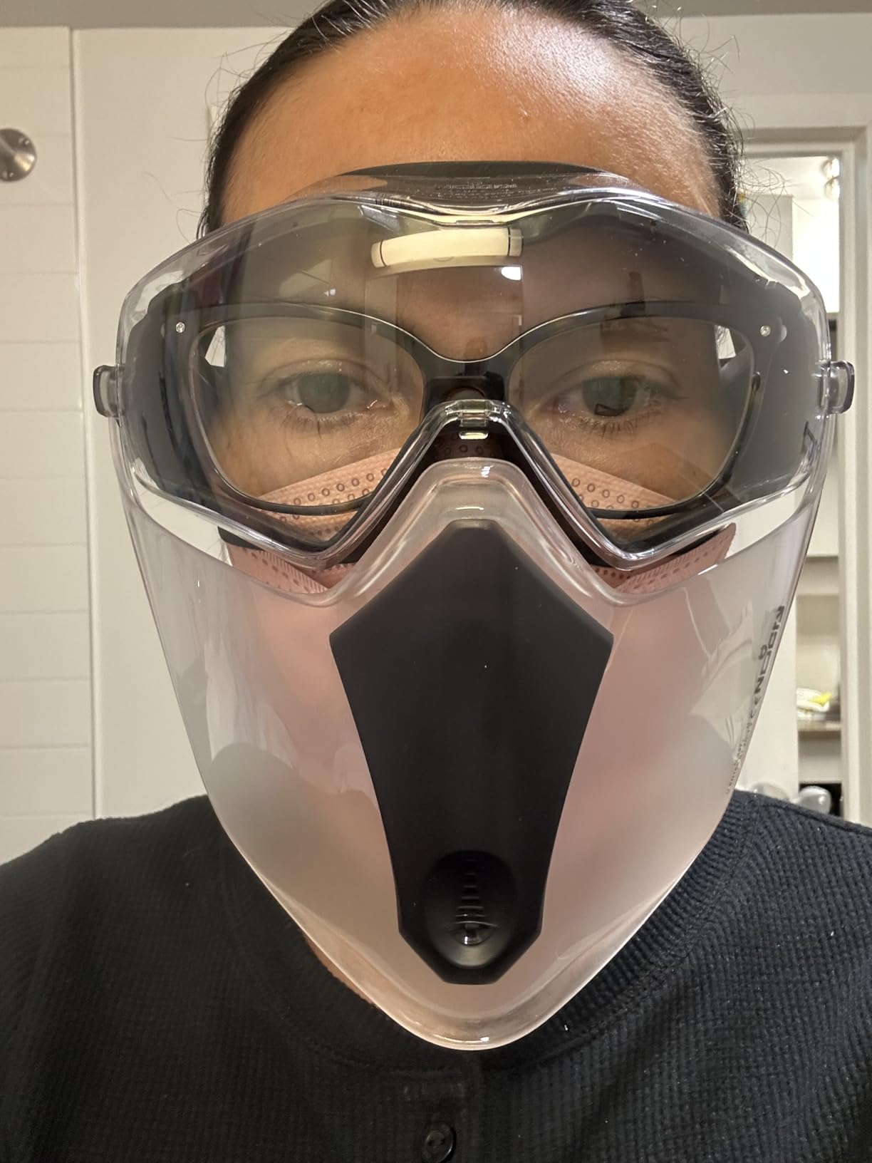 NoCry Anti Fog Safety Goggles Over Glasses For Men And Women — ANSI Z87.1 Premium Anti Scratch & UV380 — Eye Protection with Panoramic Lens & Adjustable Strap — Perfect Dust Goggles for Chemistry Lab - Customer Photo 1
