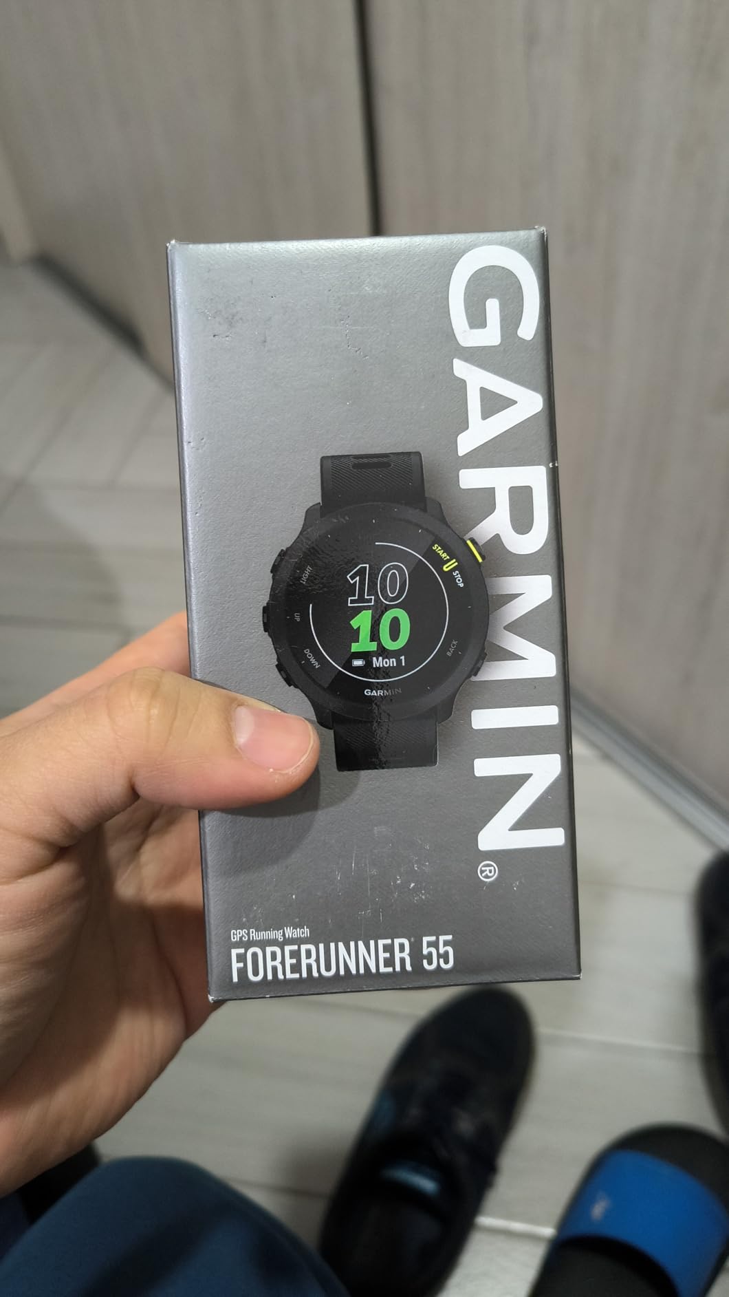 Garmin Forerunner 55, GPS Running Watch with Daily Suggested Workouts, Up to 2 Weeks of Battery Life, Black customer photo 2