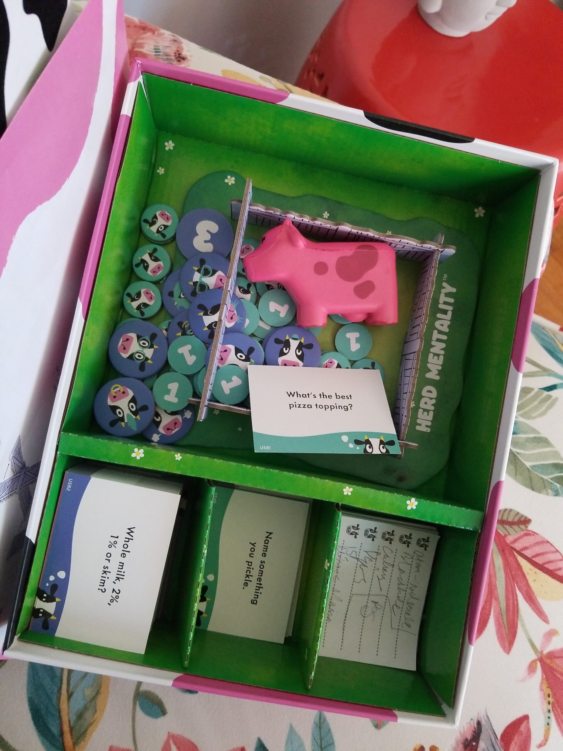 Herd Mentality: Udderly Funny Family Board Game | Easy & Fun for Big Groups of 4-20 Players | Includes 20 Extra Exclusive Questions - Customer Photo 5