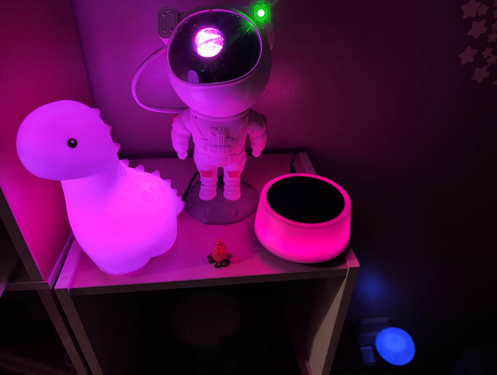 Color Noise Sound Machines with 10 Colors Night Light 25 Soothing Sounds and Sleep White Noise Machine 32 Volume Levels 5 Timers Adjustable Brightness Memory Function for Adults Kids Baby - Customer Photo 1