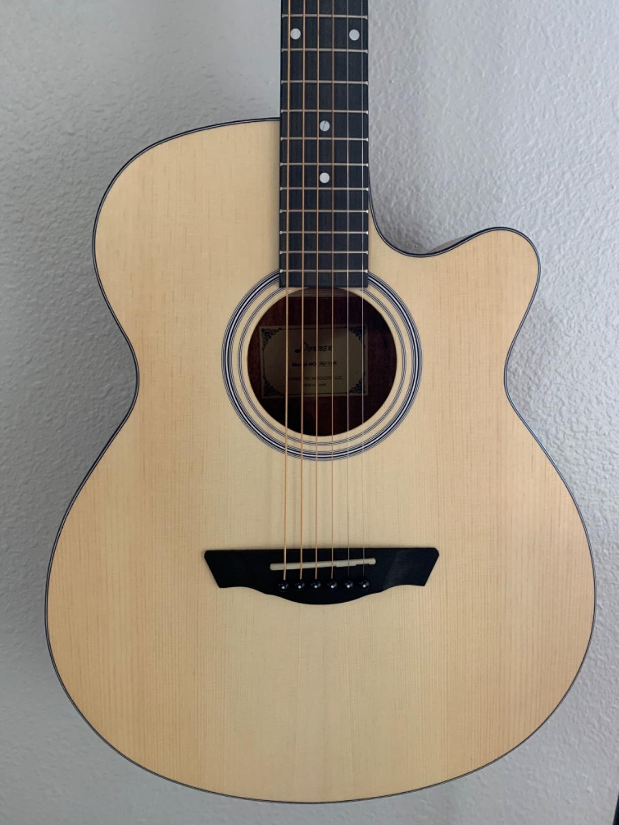 Donner 3/4 Acoustic Guitar Kit 36 Inch Dreadnought Acustica Guitarra Bundle for Beginner Adult Youth Travel With Steel String Spruce Wood Gig Bag Tuner Pickguard Right Hand Customer Review Donner 3/4 Acoustic Guitar Kit 36 Inch Dreadnought Acustica Guitarra Bundle for Beginner Adult Youth Travel With Steel String Spruce Wood Gig Bag Tuner Pickguard Right Hand - Customer Photo 2