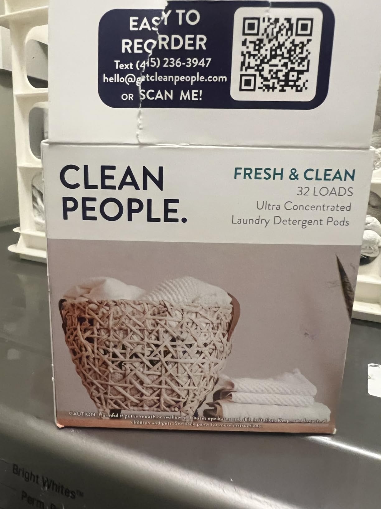 The Clean People Laundry Detergent Pods - Hypoallergenic Laundry Pods - Ultra Concentrated, Recyclable Packaging, Stain Fighting - Fresh Scent, 96 Pack - Customer Photo 1