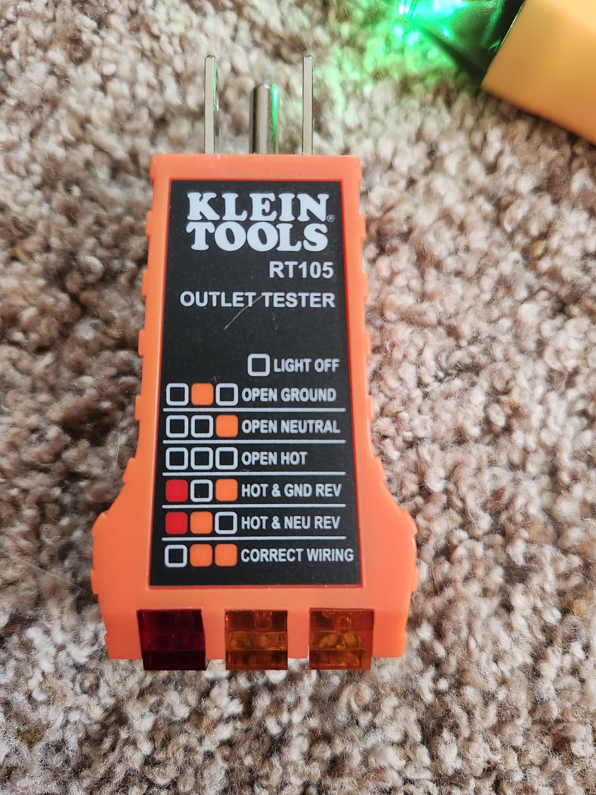 Klein Tools 69149P Electrical Test Kit with Digital Multimeter, Non-Contact Voltage Tester and Electrical Outlet Tester, Leads and Batteries Customer Review Klein Tools 69149P Electrical Test Kit with Digital Multimeter, Non-Contact Voltage Tester and Electrical Outlet Tester, Leads and Batteries - Customer Photo 2