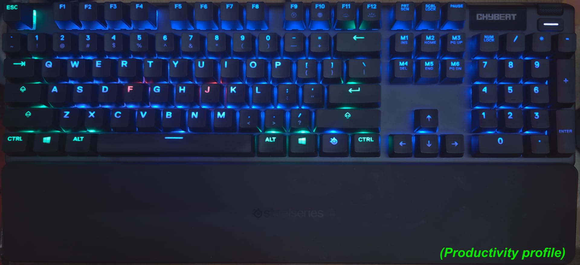 SteelSeries Apex 3 TKL RGB Gaming Keyboard - Tenkeyless Compact Form Factor - 8-Zone RGB Illumination - IP32 Water & Dust Resistant - Whisper Quiet Gaming Switch - Gaming Grade Anti-Ghosting,Black customer photo 1