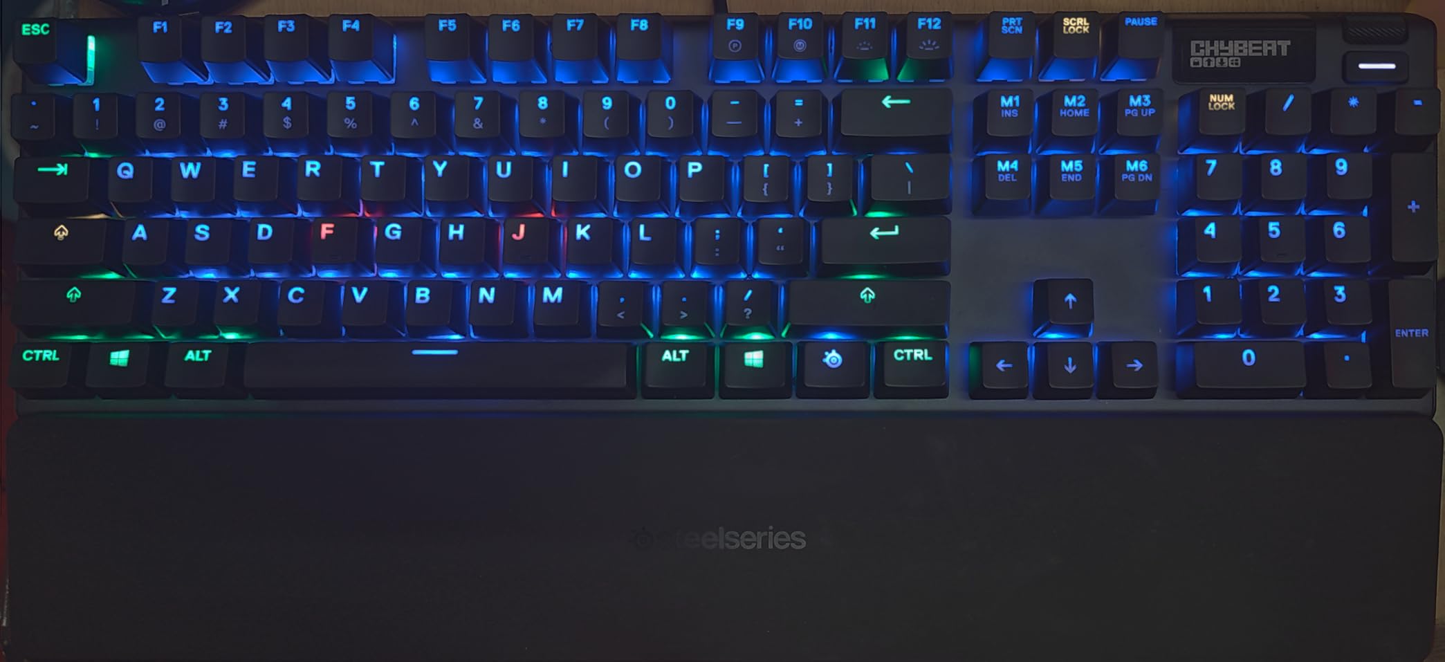 SteelSeries Apex 3 TKL RGB Gaming Keyboard - Tenkeyless Compact Form Factor - 8-Zone RGB Illumination - IP32 Water & Dust Resistant - Whisper Quiet Gaming Switch - Gaming Grade Anti-Ghosting,Black customer photo 2