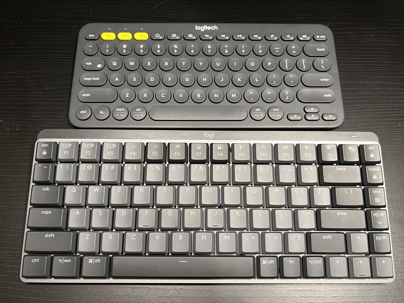 Logitech MX Mechanical Wireless Illuminated Performance Keyboard, Tactile Quiet Switches, Backlit Keys, Bluetooth, USB-C, macOS, Windows, Linux, iOS, Android, Metal, Graphite customer photo 2