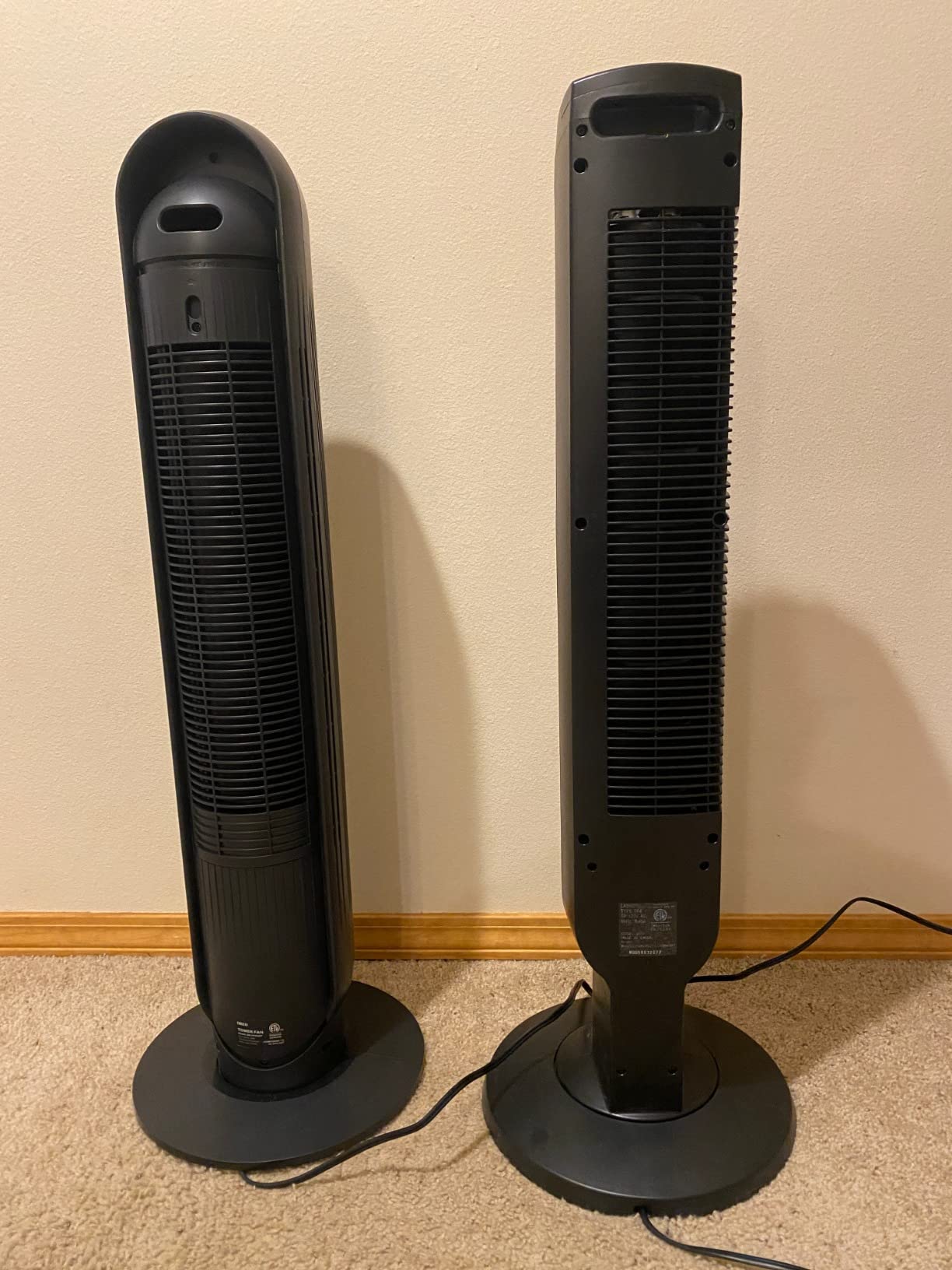 Dreo Tower Fan for Bedroom, 2026 Upgraded DC Motor, 28ft/s High Velocity, 20dB Ultra Quiet Standing Fan, 8 Speeds 4 Modes, 90° Oscillating Bladeless Fan for Indoors, Floor Fans with Remote, Black Customer Review Dreo Tower Fan for Bedroom, 2026 Upgraded DC Motor, 28ft/s High Velocity, 20dB Ultra Quiet Standing Fan, 8 Speeds 4 Modes, 90° Oscillating Bladeless Fan for Indoors, Floor Fans with Remote, Black - Customer Photo 1
