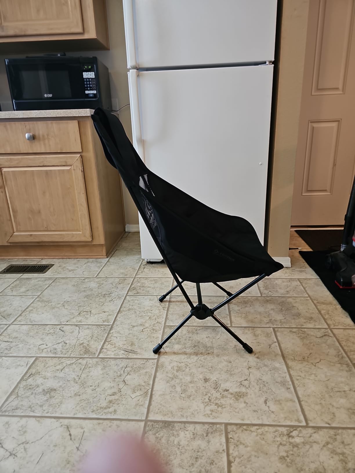 Helinox Chair Two Ultralight, High-Back, Collapsible Camping Chair, Black, with Pockets - Customer Photo 2