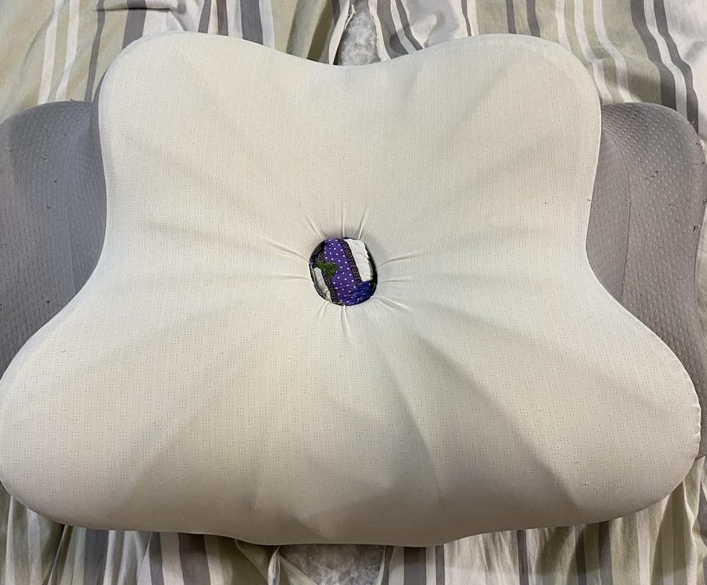 DONAMA Cervical Pillow for Neck and Shoulder,Contour Memory Foam Pillow,Ergonomic Neck Support Pillow for Side Back Stomach Sleepers with Pillowcase Customer Review DONAMA Cervical Pillow for Neck and Shoulder,Contour Memory Foam Pillow,Ergonomic Neck Support Pillow for Side Back Stomach Sleepers with Pillowcase - Customer Photo 2