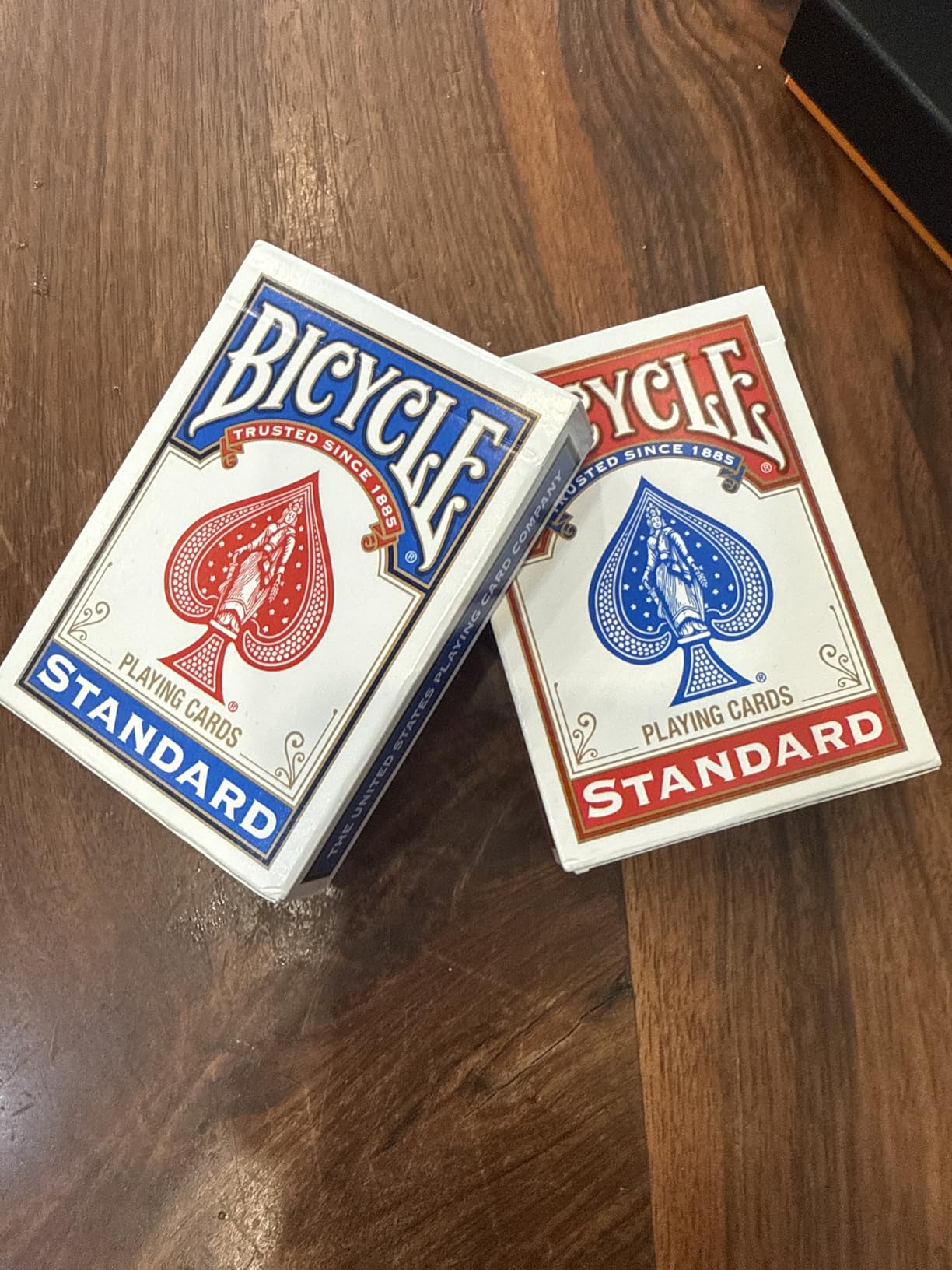 Bicycle Rider Back Playing Cards, Standard Poker Size Deck of Cards, Red & Blue (2 Pack), Classic Cards for Poker, Blackjack, Family Game Night & Card Games, Fun for All Ages Customer Review Bicycle Rider Back Playing Cards, Standard Poker Size Deck of Cards, Red & Blue (2 Pack), Classic Cards for Poker, Blackjack, Family Game Night & Card Games, Fun for All Ages - Customer Photo 1