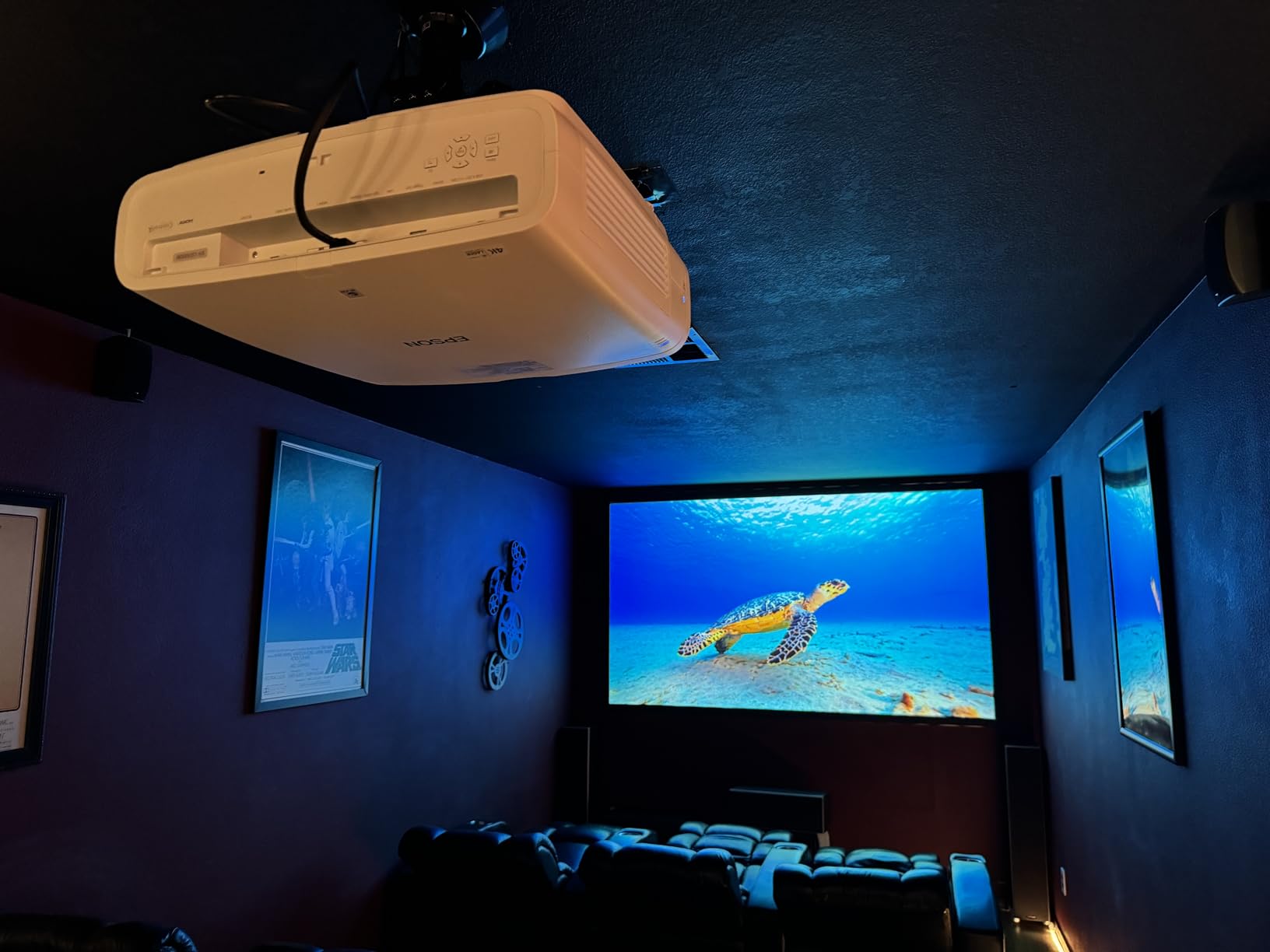 Epson Home Cinema LS11000 4K PRO-UHD Laser Projector HDR, HDR10+, 2500 Lumens Color & White Brightness, HDMI 2.1, Motorized Lens,Focus, Zoom, 3840 x 2160, 120 Hz,Media Room, Gaming - Customer Photo 1
