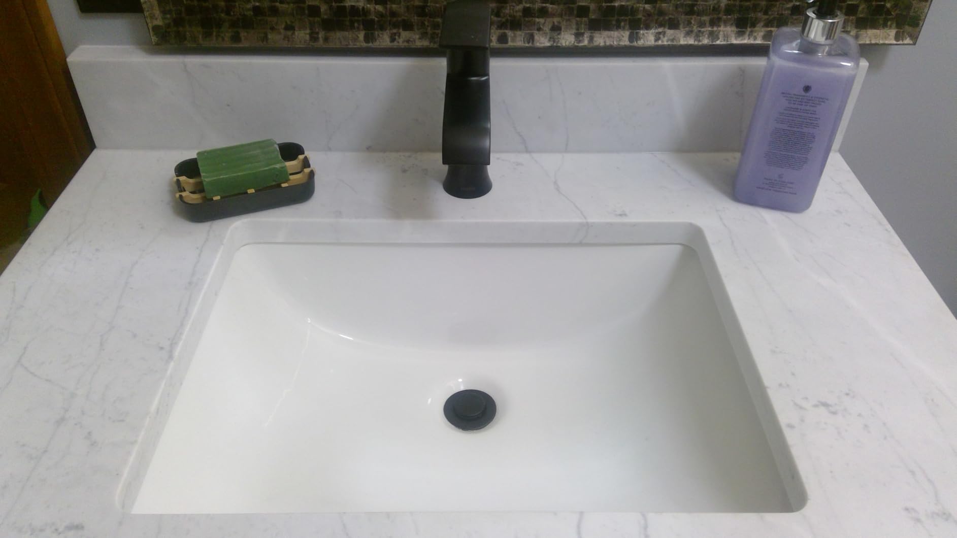 Bamboo Wooden Soap Dishes for Shower with Drainage for Bathroom Bar Soap Holder Soap Holder Sink Deck Bathtub Shower Tray (One Pieces Black) - Customer Photo 2