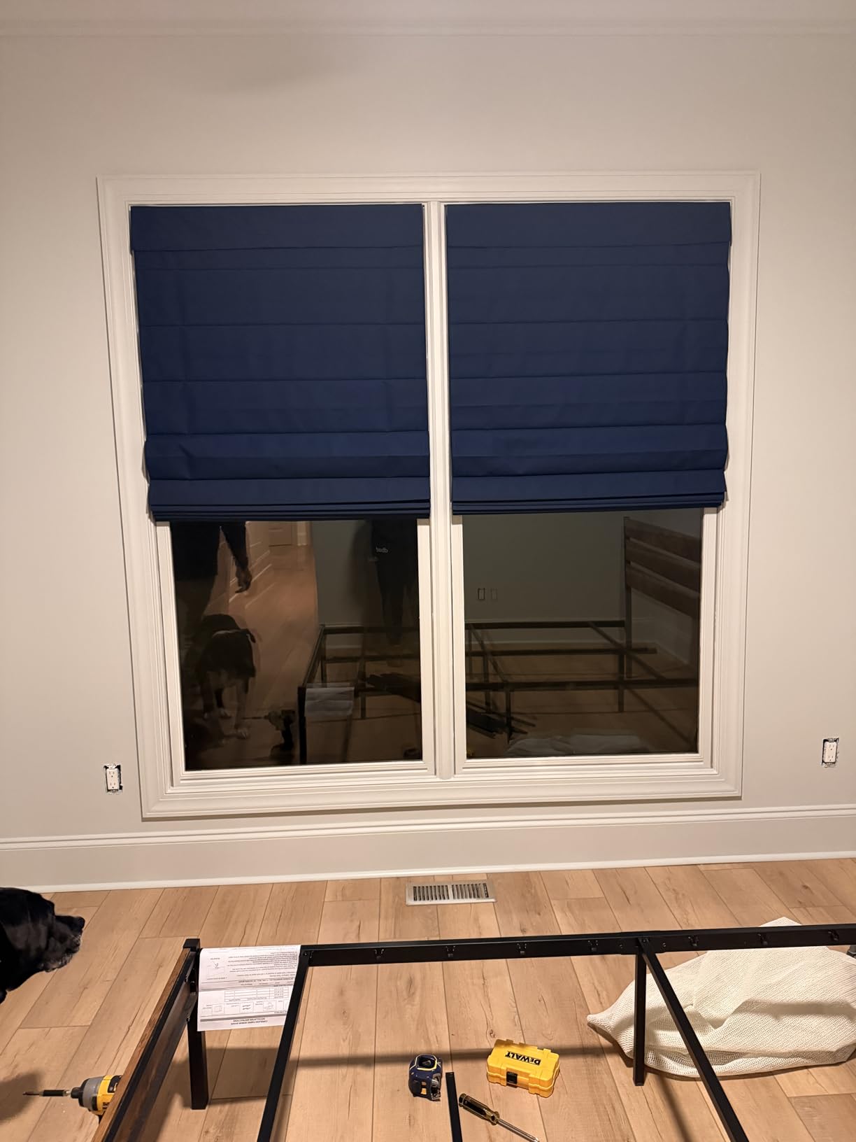 Arlo Blinds Cordless Fabric Roman Shades Light Filtering Window Blinds, Color: Ivory, Size: 28.5