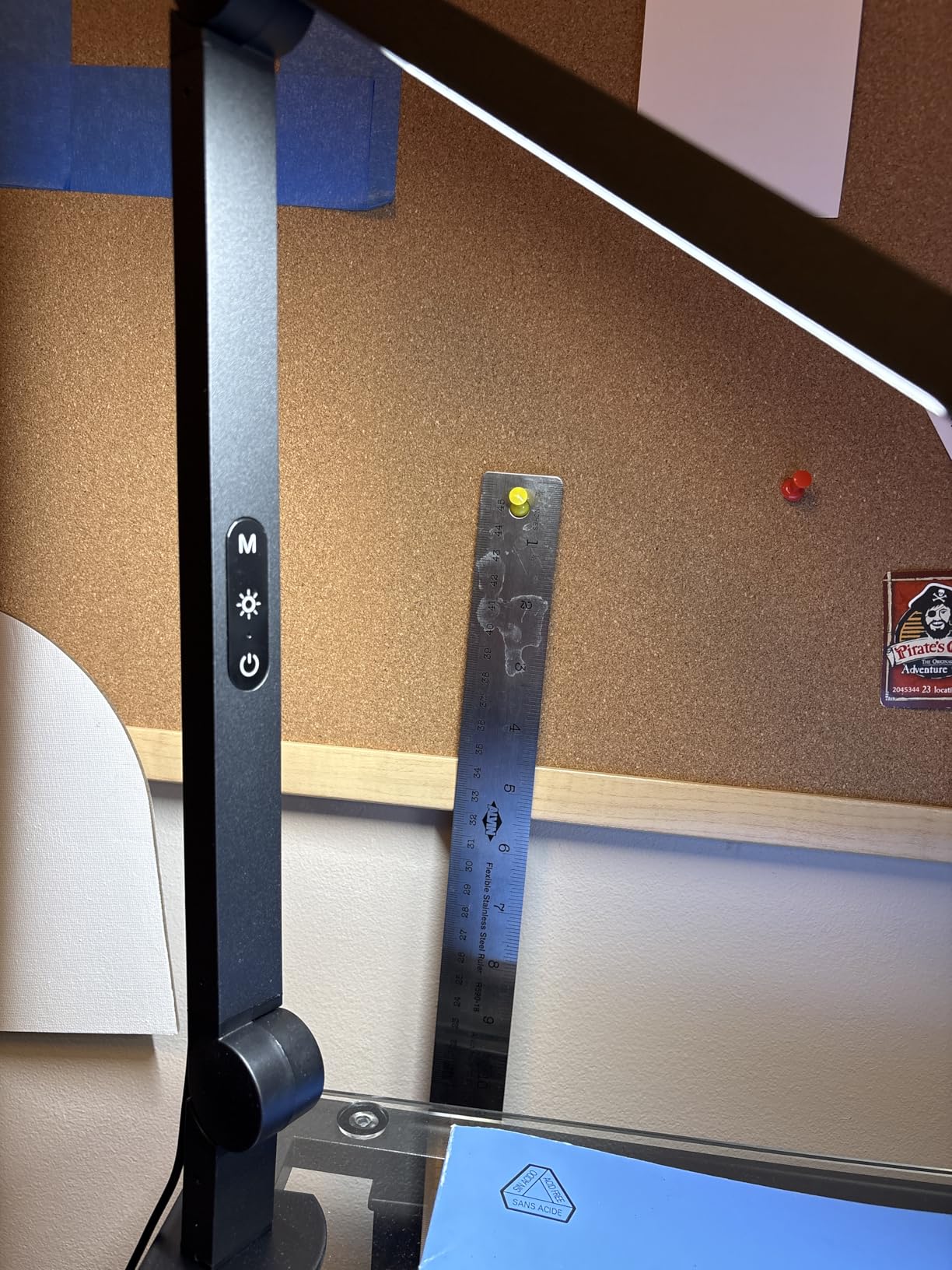 LED Desk Lamp with Clamp, Architect Desk Lamp with Dual Light and Adjustable Swing Arm, Clip-on Eye-Care 4 CCT Modes & 5 Brightness Levels Table Light Modern Computer Lighting for Home Office - Customer Photo 2