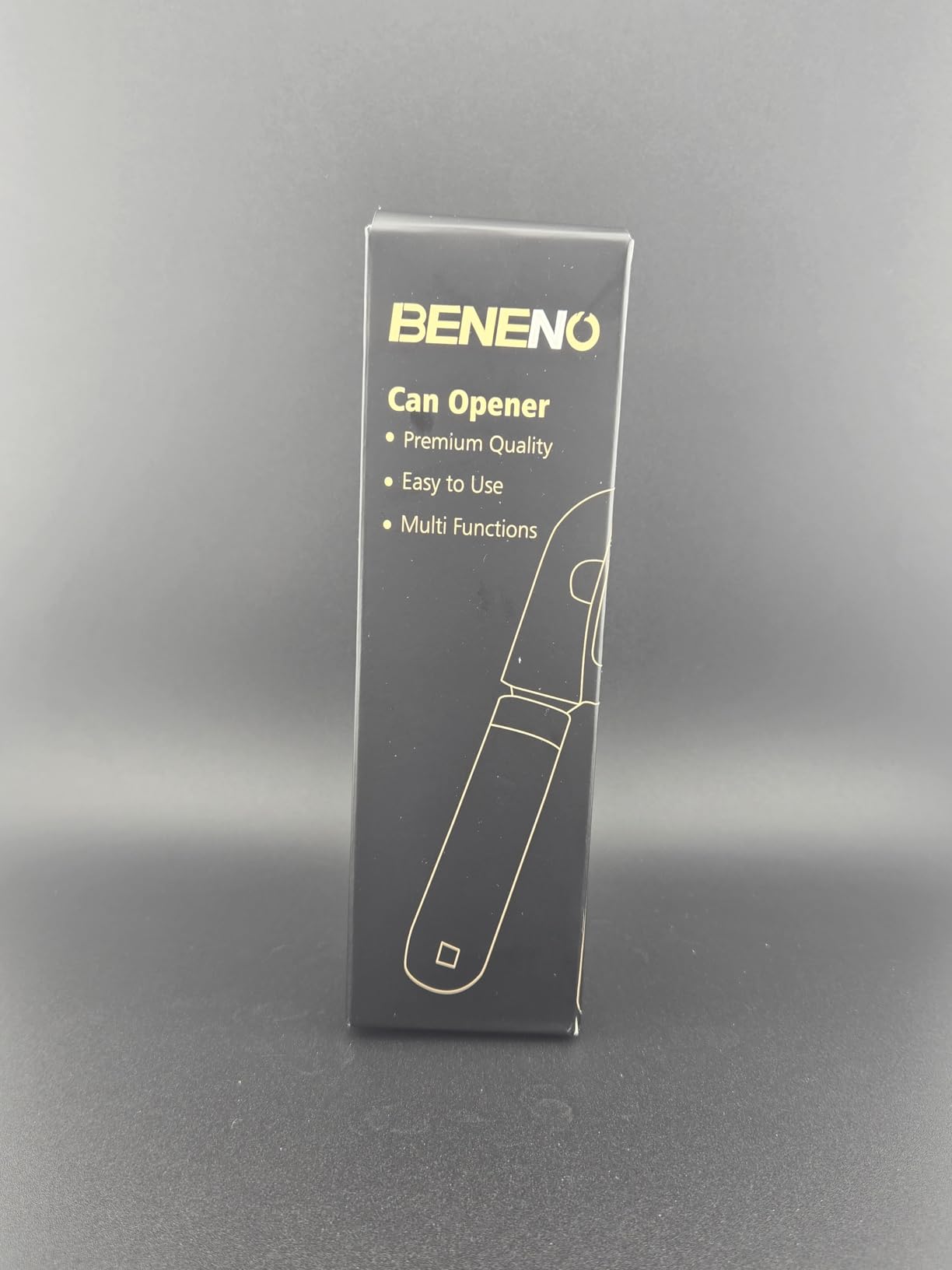 Beneno Heavy Duty Hand Can Opener Manual with Magnet, Durable Sharp Carbon Steel Blade Smooth Cutting, Big Effort-Saving Knob & Soft Grip Handle, Multifunctional Kitchen Tool with Bottle Opener, Green - Customer Photo 2