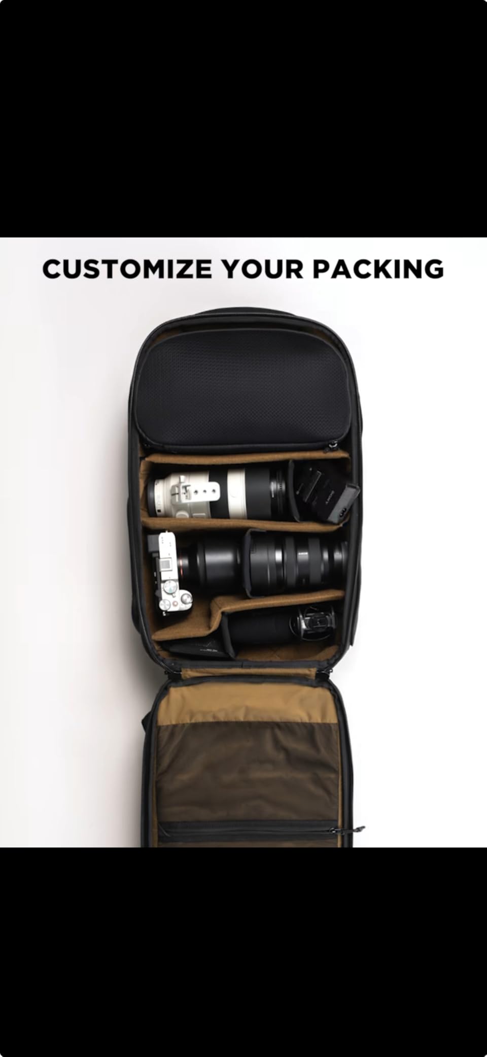 NOMATIC McKinnon Camera Sling 8L: Versatile Camera Bag for Photographers with Quick Access, Secure Storage for Mirrorless or DSLR Camera, Lightweight Crossbody Sling & External Tripod Attachment - Customer Photo 4