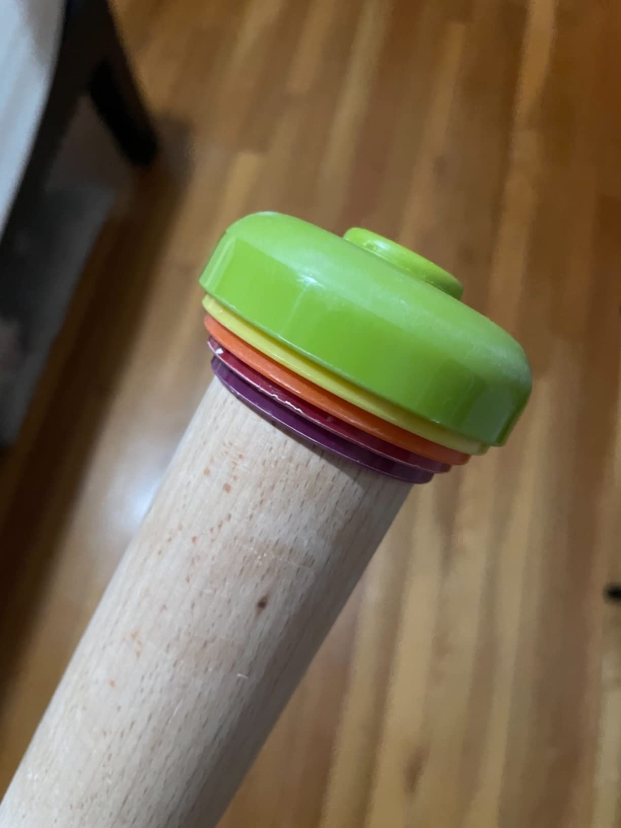 Joseph Joseph PrecisionPin - Rolling Pin with adjustable pastry thickness, Beech Wood - Customer Photo 2