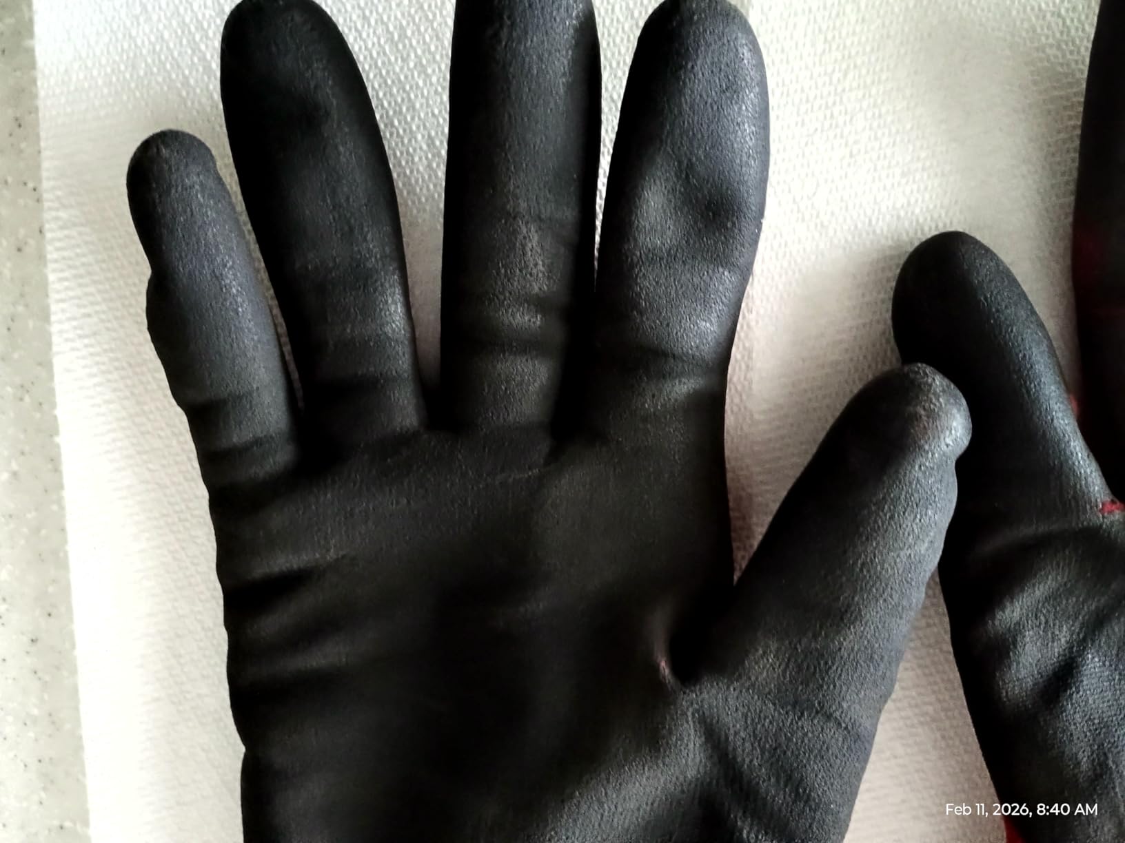 LOCCEF 2 Pairs Winter Work Gloves for Men and Women, Freezer Gloves for Work Below Zero, Thermal Insulated, Super Grip - Customer Photo 2