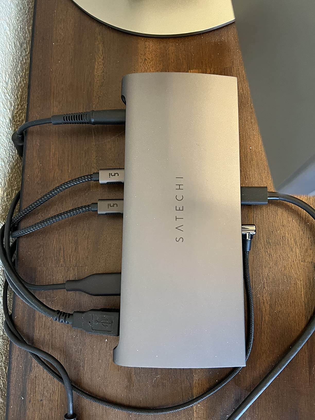 Satechi 11 in 1 Thunderbolt 4 USB C Docking Station, 100W Charging, Dual 4K/60Hz displays, 3 Thunderbolt Ports, 3 USB-A 3.2 Ports, USB-A 2.0 Port, SD Card Reader for MacBook Air/Pro M5/M4, Mac/Windows Customer Review Satechi 11 in 1 Thunderbolt 4 USB C Docking Station, 100W Charging, Dual 4K/60Hz displays, 3 Thunderbolt Ports, 3 USB-A 3.2 Ports, USB-A 2.0 Port, SD Card Reader for MacBook Air/Pro M5/M4, Mac/Windows - Customer Photo 4