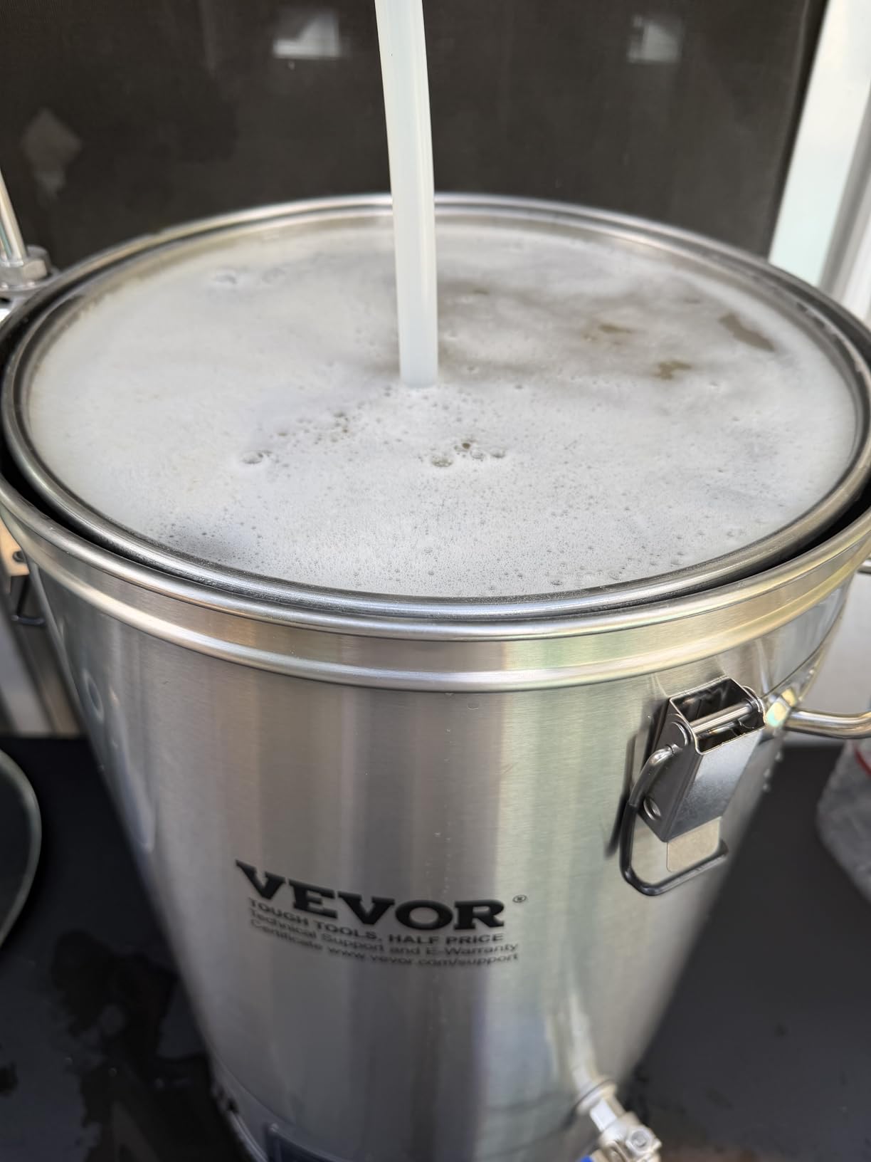 VEVOR Electric Brewing System, 9.2 Gal/35 L Brewing Pot, All-in-One Home Beer Brewer w/Pump, Mash Boil Device w/Panel, Auto/Manual Mode 100-1800W Power 25-100℃ Temp 1-180 min Timer Recipe Memory Customer Review VEVOR Electric Brewing System, 9.2 Gal/35 L Brewing Pot, All-in-One Home Beer Brewer w/Pump, Mash Boil Device w/Panel, Auto/Manual Mode 100-1800W Power 25-100℃ Temp 1-180 min Timer Recipe Memory - Customer Photo 2