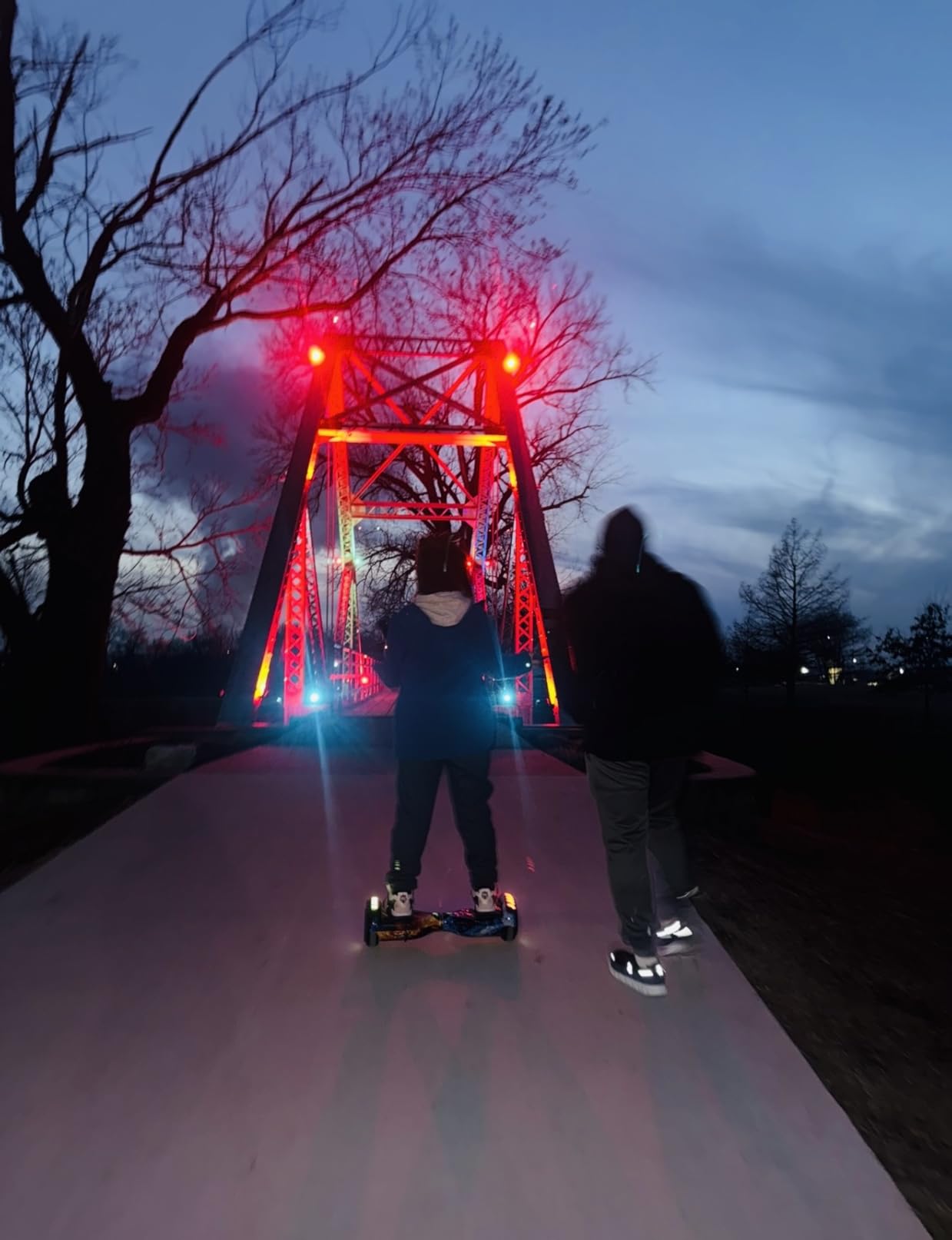 SIMATE Hoverboard, Bluetooth All Terrain Hover Boards with LED Lights and APP Control, Gifts for Kids Adults Girls Boys, for All Ages - Customer Photo 2
