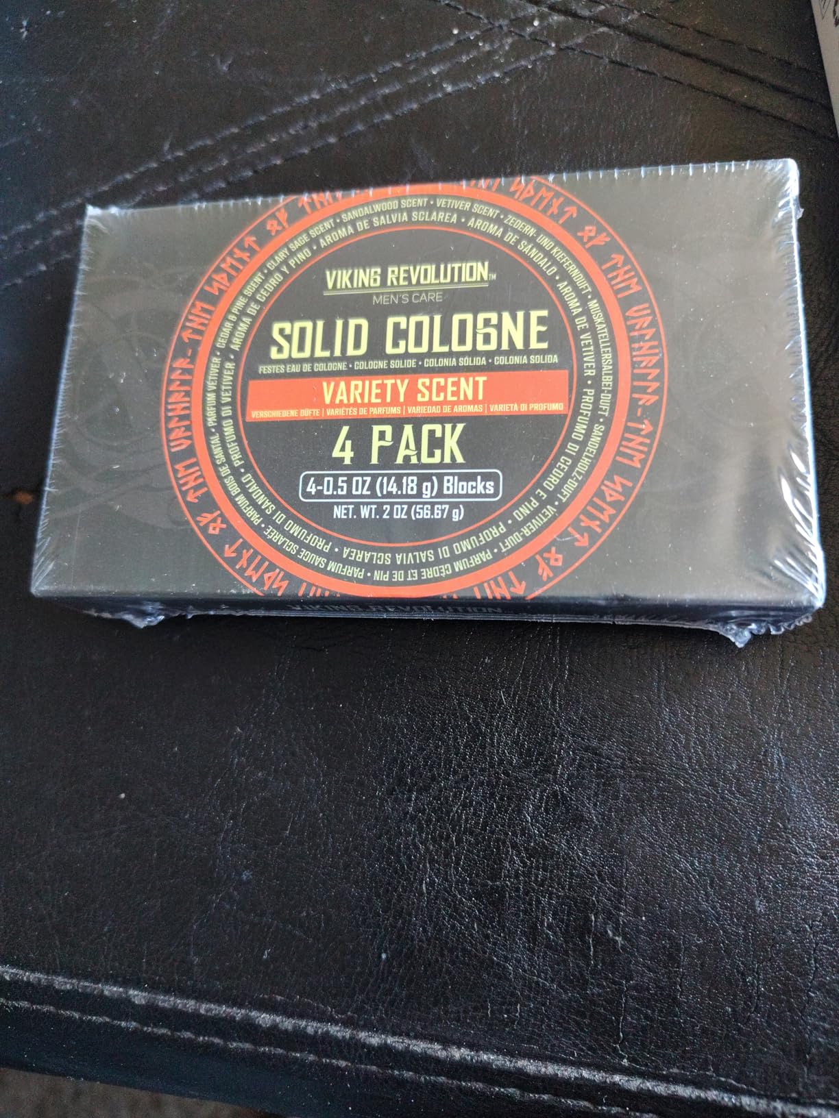 Viking Revolution 4 Pack Mens Solid Colognes 0.5 Oz - Men Solid Perfume with Cedar Wood, Clary Sage, Vetiver, Sandalwood Cologne for Mens - Travel Cologne Wax Gifts for Men customer photo 2