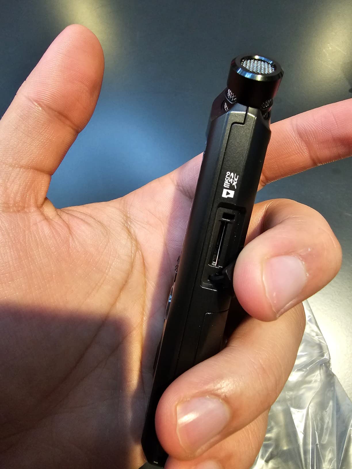 OM SYSTEM Olympus LS-P5 PCM Recorder with tresmic 3-Microphone, Bluetooth, Composite USB Microphone Mode, High Resolution Sound, Low-Cut Filter, 16GB Built-in Memory. - Customer Photo 1