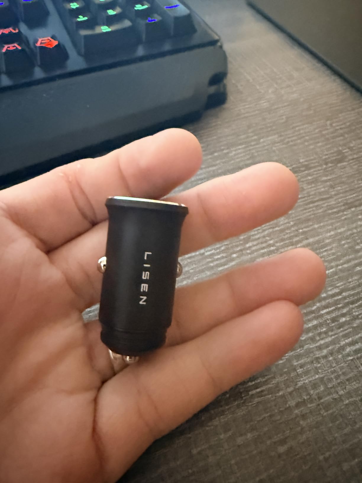 LISEN Car Charger USB C, 69W Cigarette Lighter USB Charger Adapter, Mini USBC Cars Fast Charging Adapter for iPhone 17 Pro Max 16 15 14 13 Customer Review LISEN Car Charger USB C, 69W Cigarette Lighter USB Charger Adapter, Mini USBC Cars Fast Charging Adapter for iPhone 17 Pro Max 16 15 14 13 - Customer Photo 1