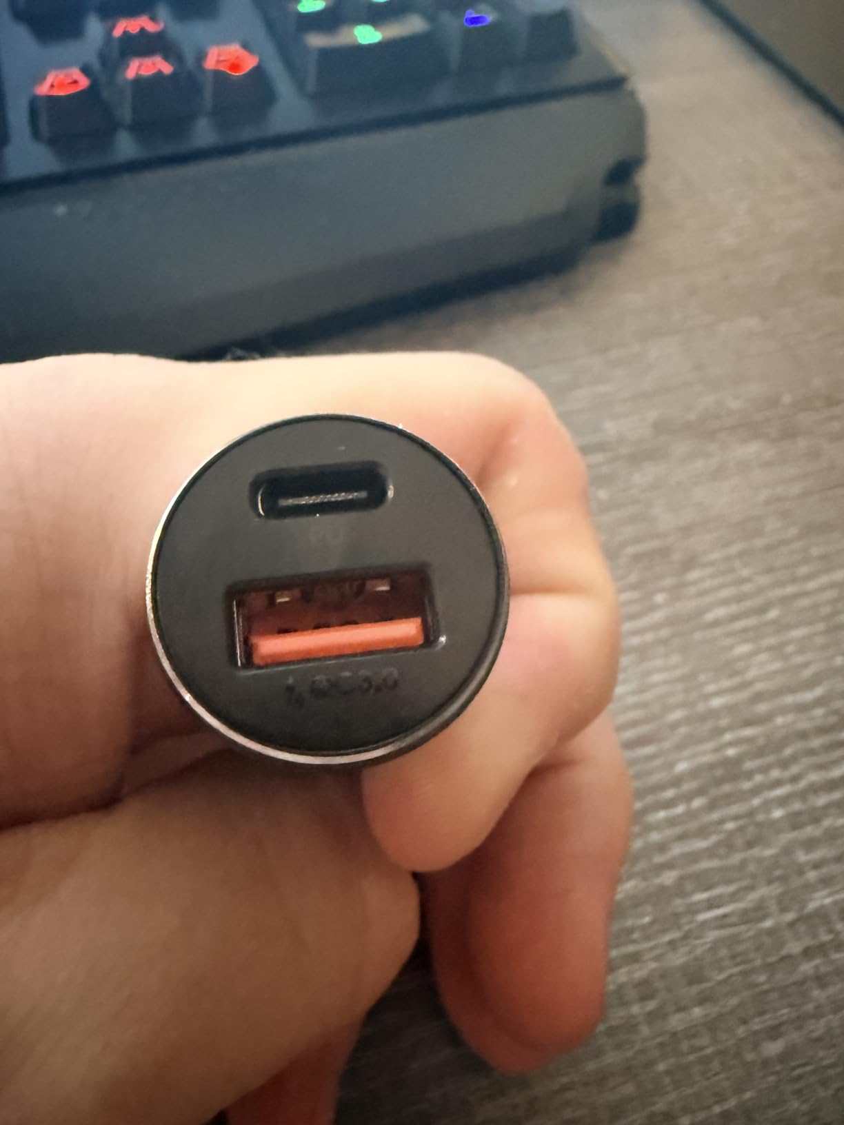 LISEN Car Charger USB C, 69W Cigarette Lighter USB Charger Adapter, Mini USBC Cars Fast Charging Adapter for iPhone 17 Pro Max 16 15 14 13 Customer Review LISEN Car Charger USB C, 69W Cigarette Lighter USB Charger Adapter, Mini USBC Cars Fast Charging Adapter for iPhone 17 Pro Max 16 15 14 13 - Customer Photo 2