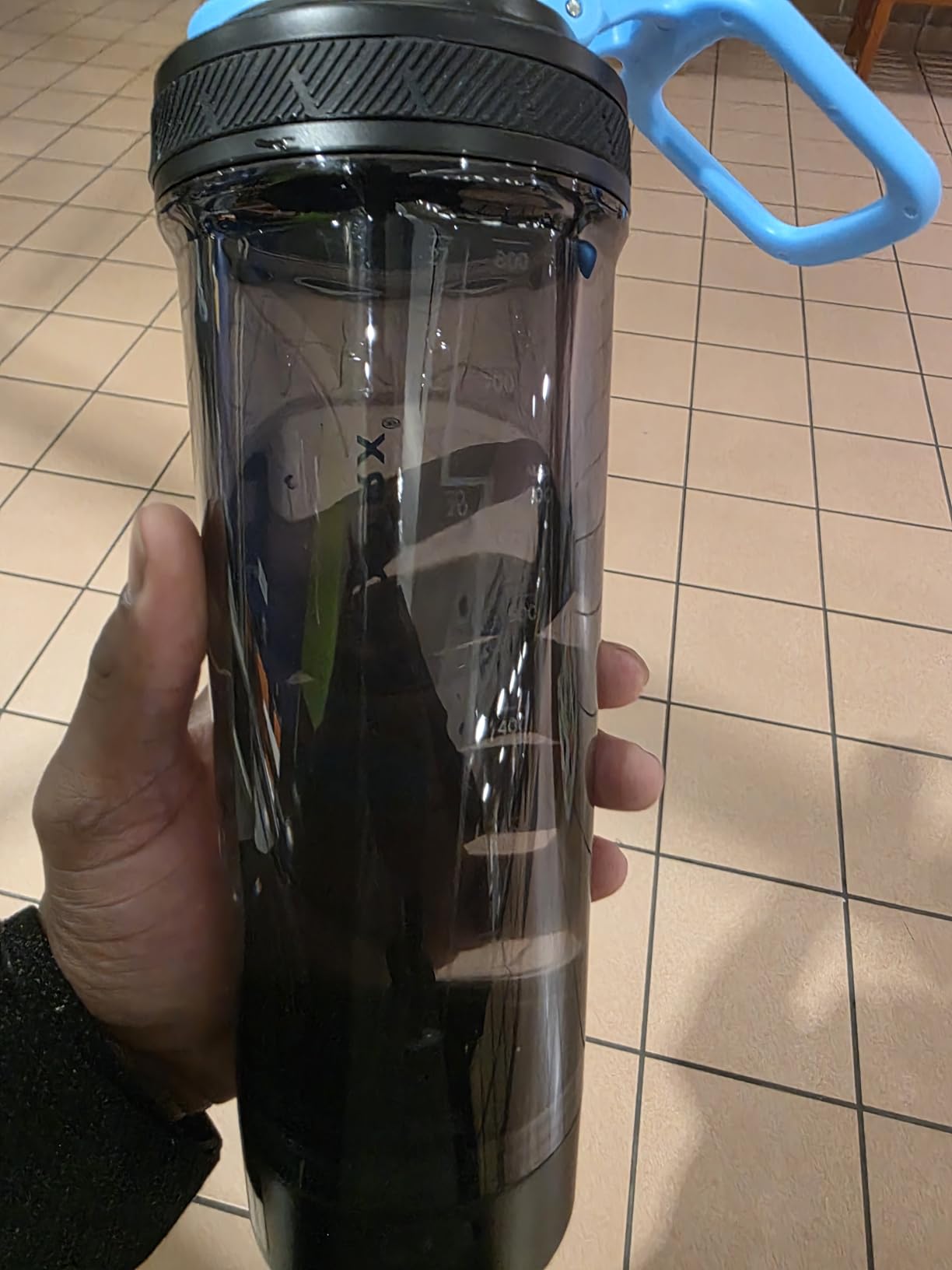 VOLTRX Electric Protein Shaker Bottle - USB Rechargeable Mixer Cup for Shakes and Meal Replacements, BPA-Free Tritan, 24oz - Customer Photo 1
