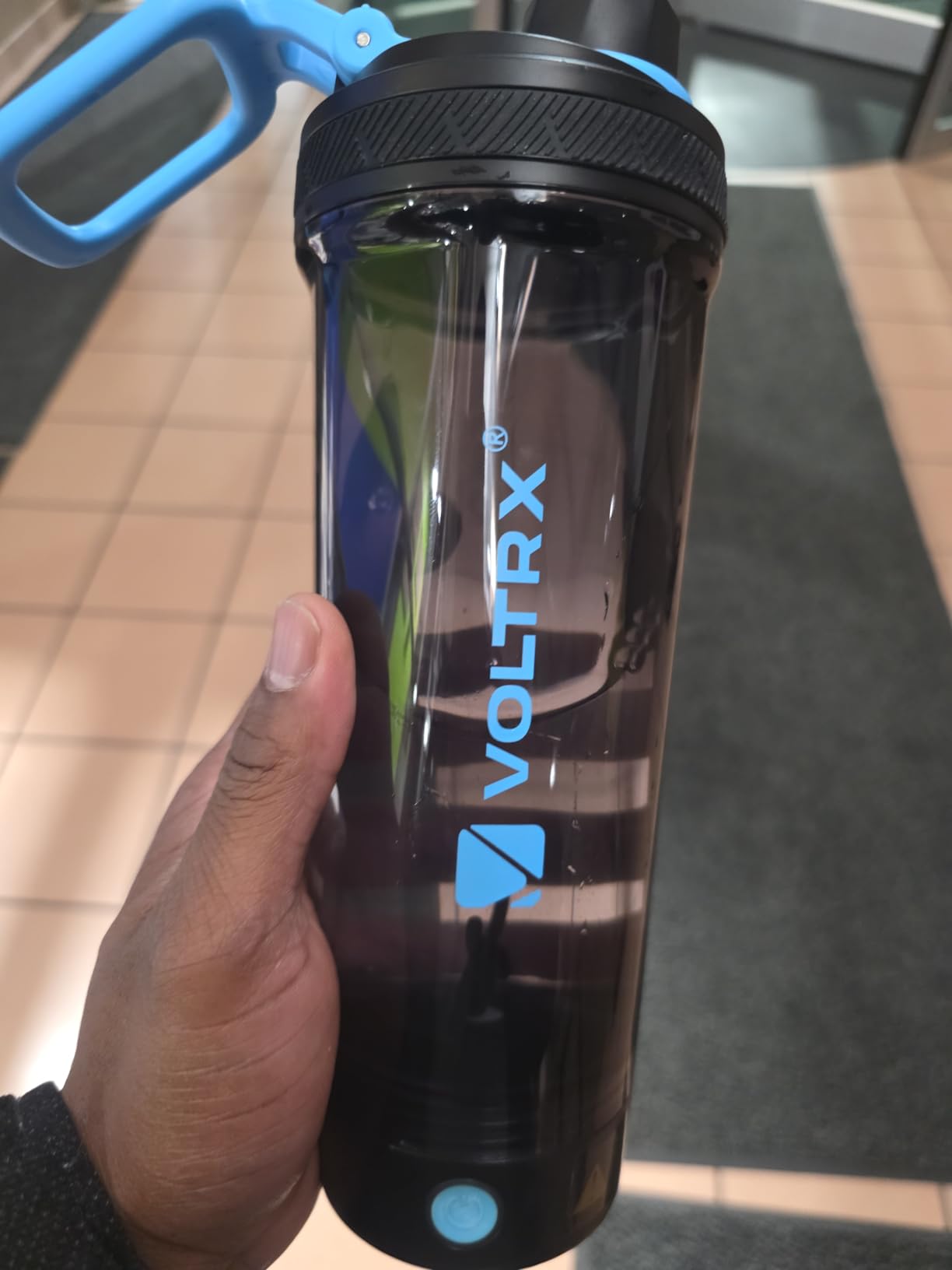 VOLTRX Electric Protein Shaker Bottle - USB Rechargeable Mixer Cup for Shakes and Meal Replacements, BPA-Free Tritan, 24oz - Customer Photo 2