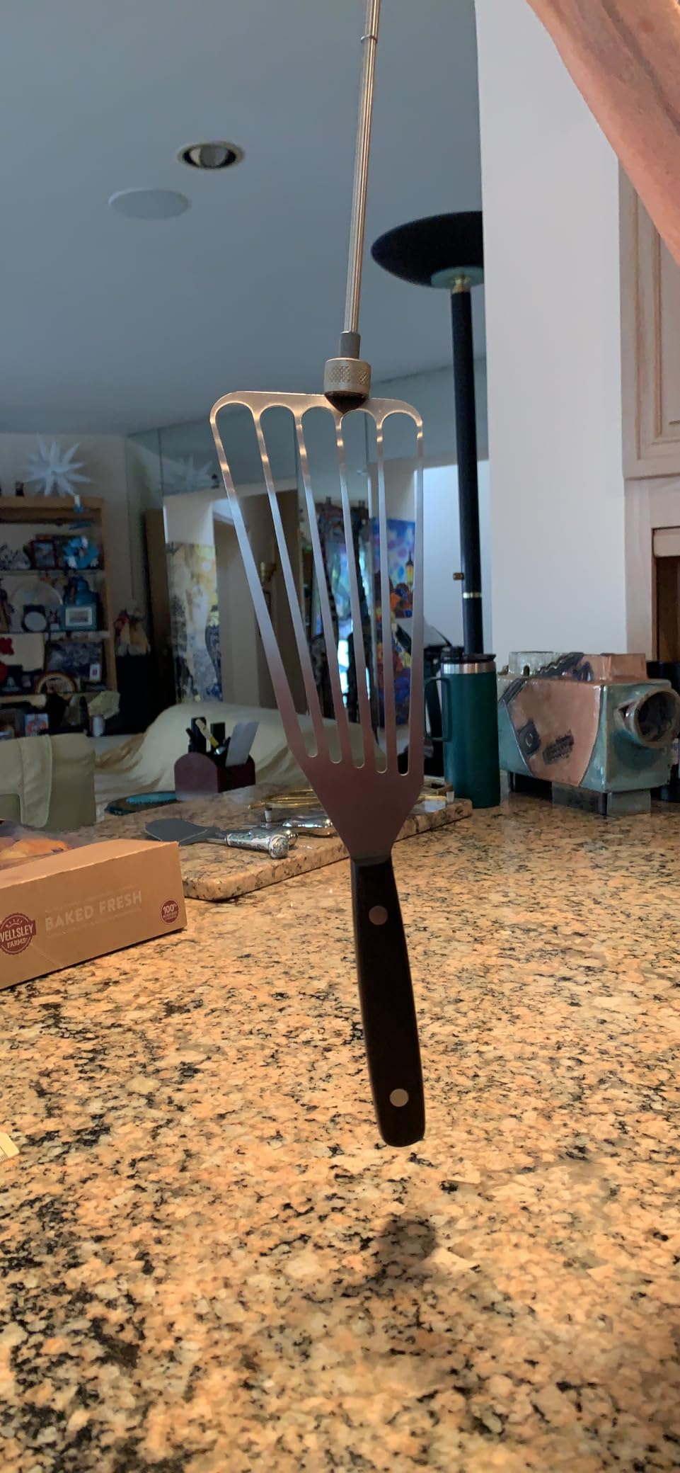 2 Pack Fish Spatula Turner, Stainless Steel Slotted Spatulas for Flipping, Turning, Frying & Grilling, 3