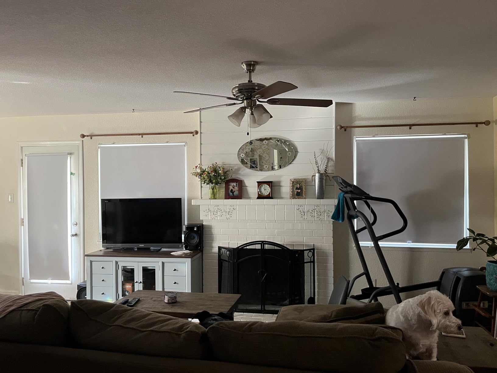 LazBlinds Cordless Cellular Shades, No Tools No Drill Blackout Honeycomb Shades Pleated Blinds for Windows, 30'' W x 48'' H, Silver White - Customer Photo 1