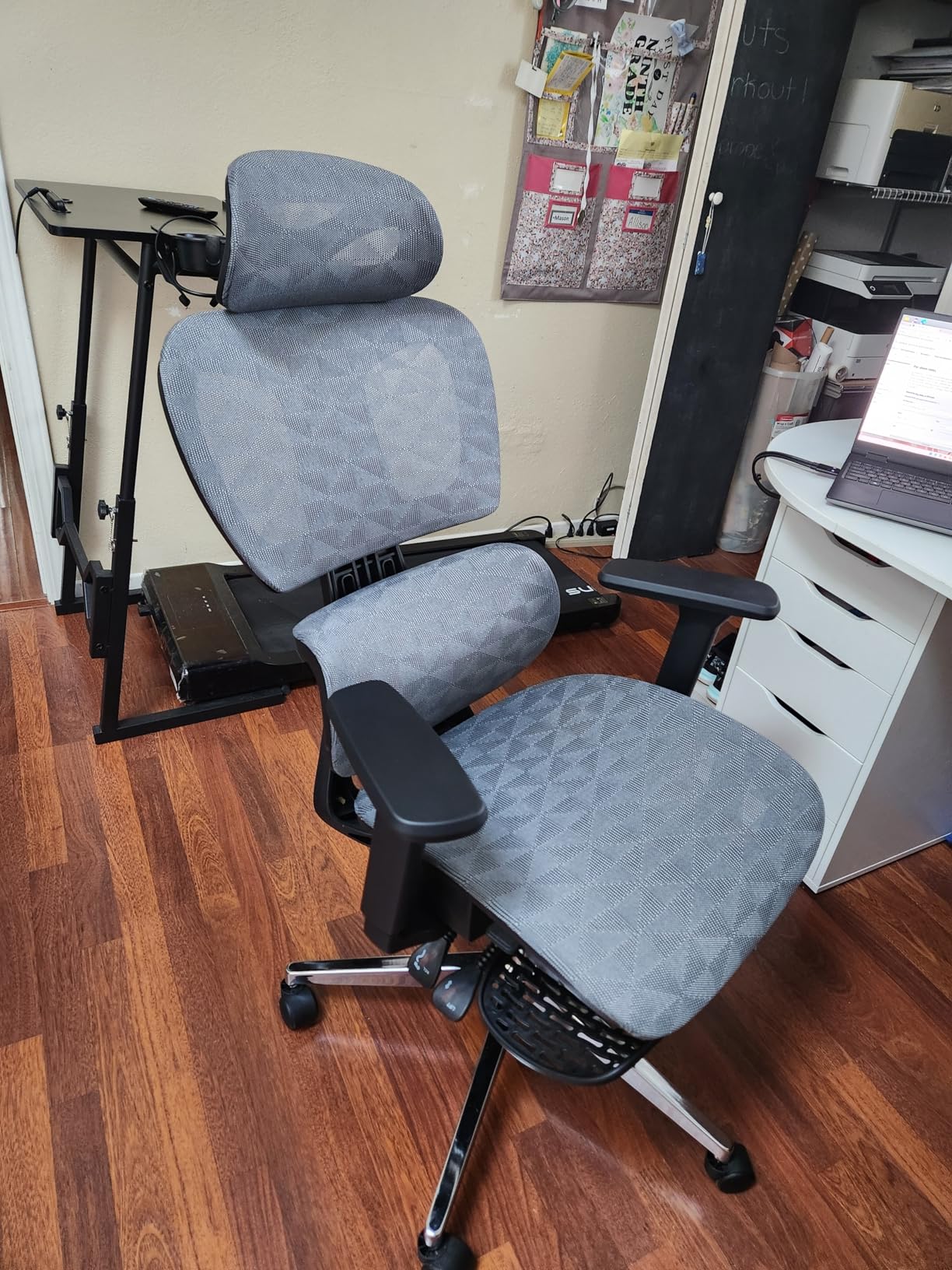 PatioMage Ergonomic Office Chair, Big and Tall Desk Chair with Adjustable Lumbar Support & Seat Depth, High Back Computer Chair, Swivel Mesh Chairs with Wheels for Home Office, Black Customer Review PatioMage Ergonomic Office Chair, Big and Tall Desk Chair with Adjustable Lumbar Support & Seat Depth, High Back Computer Chair, Swivel Mesh Chairs with Wheels for Home Office, Black - Customer Photo 2