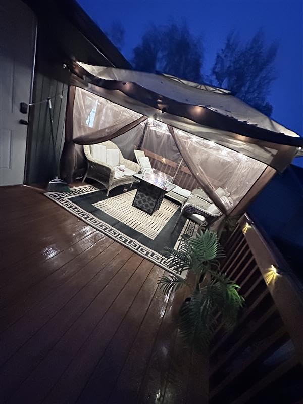 Mlambert 50Ft LED Outdoor String Lights G40 Globe Dimmable Patio Light, Waterproof Hanging String Light with 27 Warm White Shatterproof Bulbs(2 Spare) - Customer Photo 1