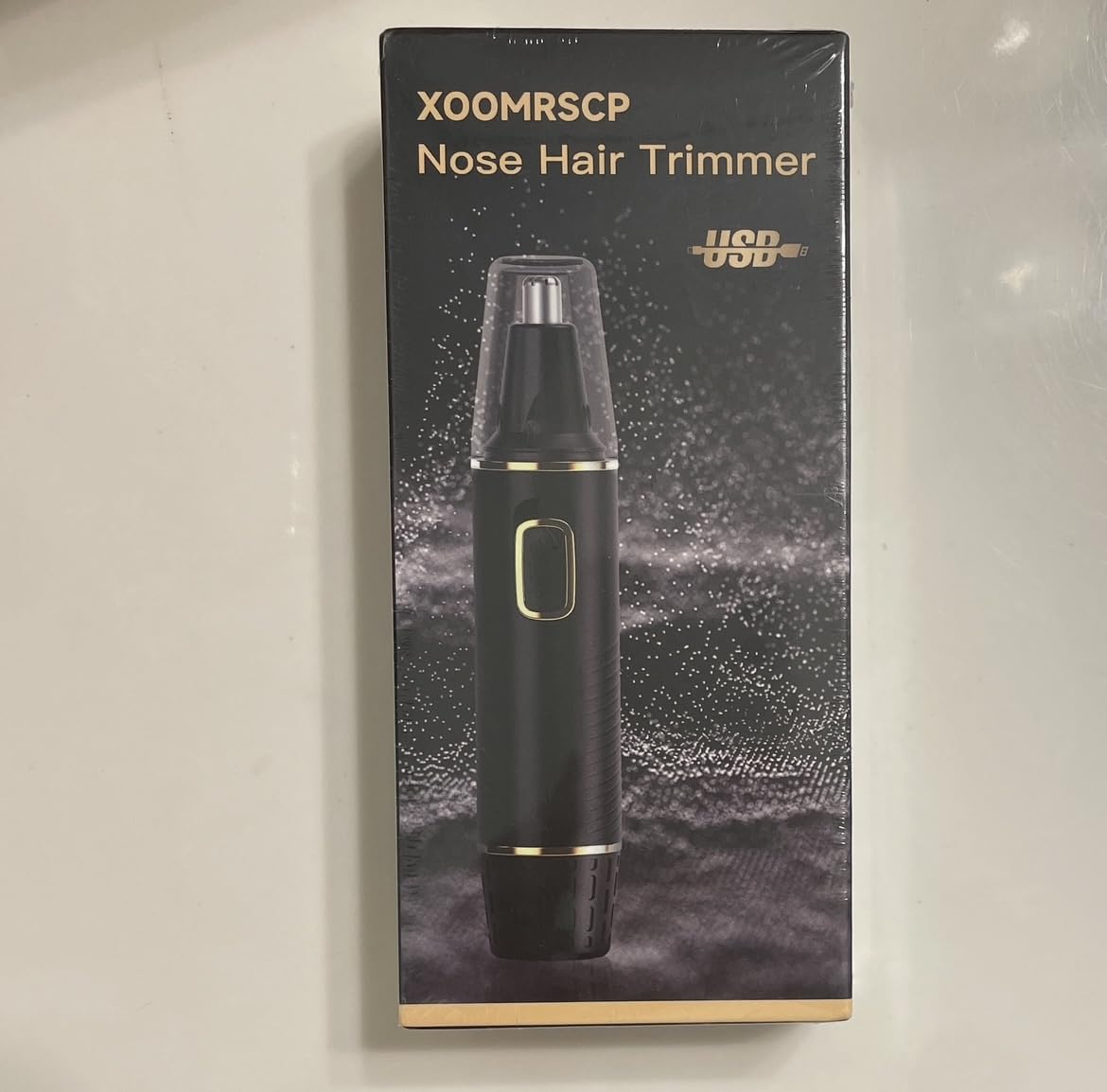 Nose Hair Trimmers for Men，Rechargeable Hair Trimmer 2 in 1 Painless Multifunctional Ear and Nose Hair Trimmer with IPX7 Waterproof Dual Edge Blades (Black) - Customer Photo 2