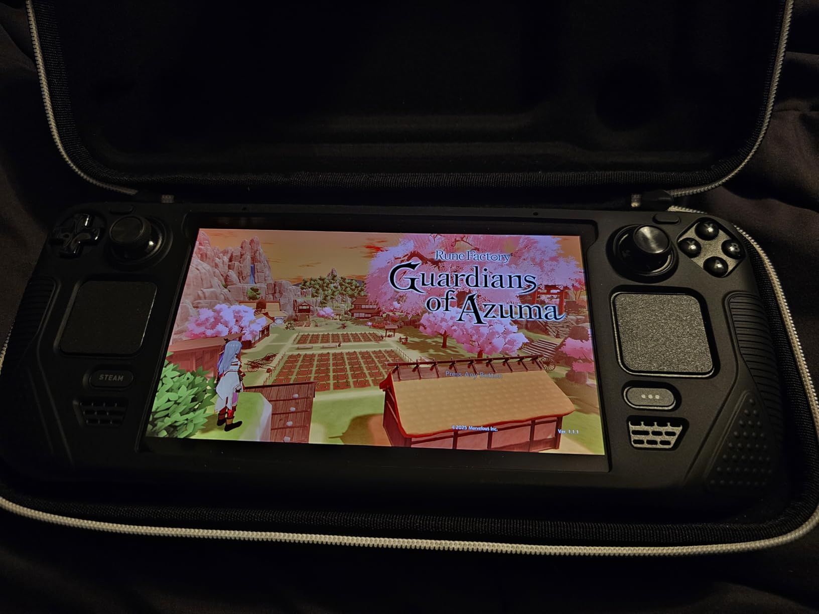 Snailux Protective Case Compatible with Steam Deck - All-Round Protection with Non-Slip Thumb Grips customer photo 2