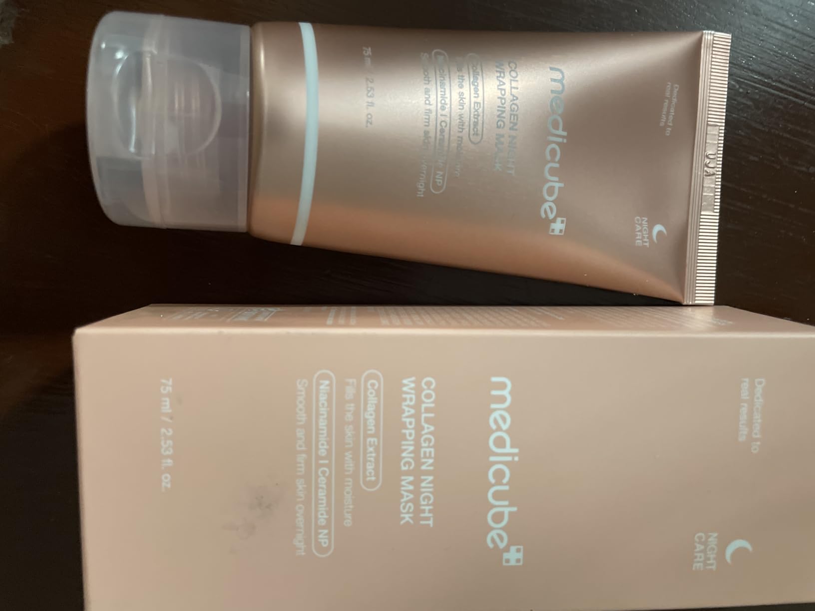 medicube Wrapping Mask Collagen Overnight Peel Off Facial Mask | Elasticity & Hydration Care, Reduces Sagging & Dullness | Hydrolyzed Collagen For Glowing Skin | Korean Skin Care, 2.53 fl.oz Customer Review medicube Wrapping Mask Collagen Overnight Peel Off Facial Mask | Elasticity & Hydration Care, Reduces Sagging & Dullness | Hydrolyzed Collagen For Glowing Skin | Korean Skin Care, 2.53 fl.oz - Customer Photo 2