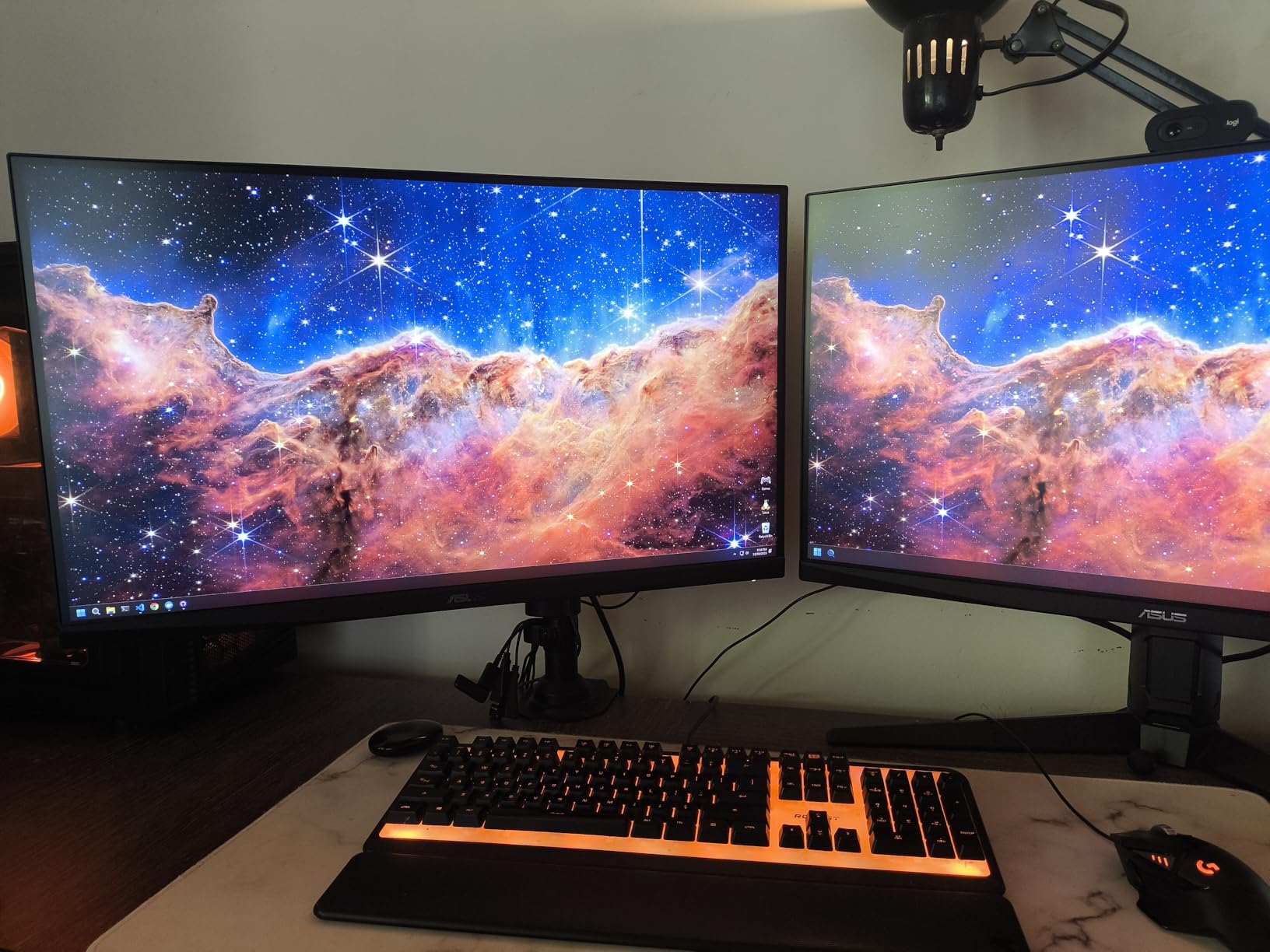 ASUS TUF Gaming 27 1440P HDR Monitor (VG27AQ3A) - QHD (2560 x 1440), 180Hz, 1ms, Fast IPS, 130% sRGB, Extreme Low Motion Blur Sync, Speakers customer photo 2