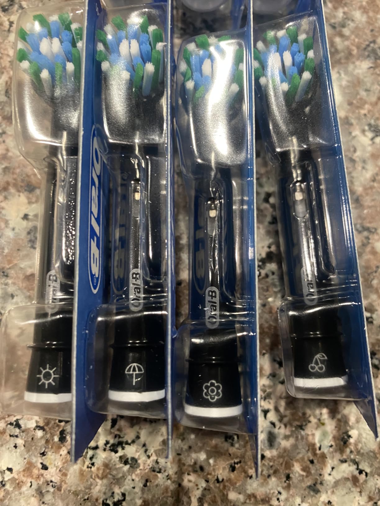 Oral-B Pro Cross Action Electric Toothbrush Head, X-Shape and Angled Bristles for Deeper Plaque Removal, Pack of 8 Toothbrush Heads, White Customer Review Oral-B Pro Cross Action Electric Toothbrush Head, X-Shape and Angled Bristles for Deeper Plaque Removal, Pack of 8 Toothbrush Heads, White - Customer Photo 1