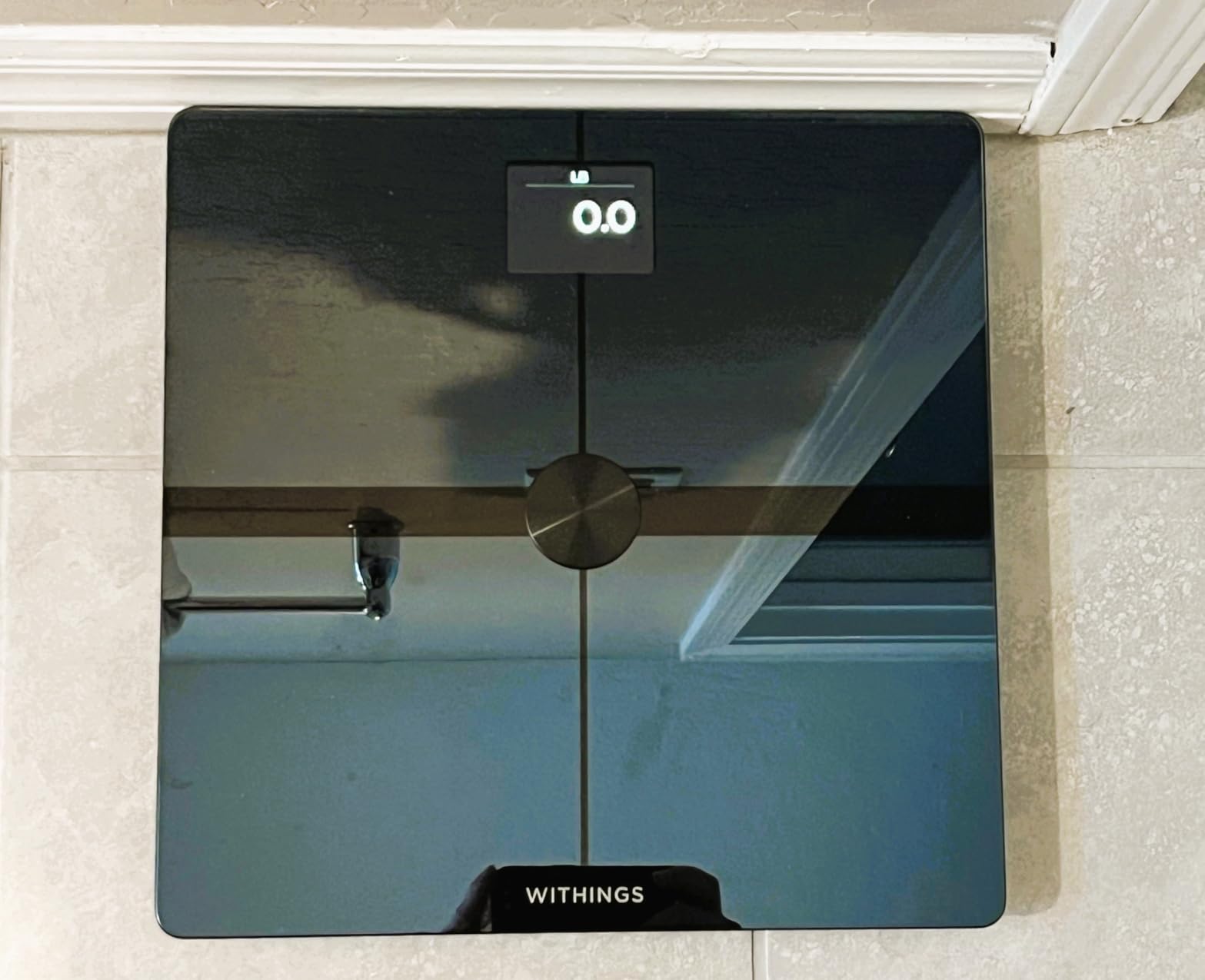 WITHINGS Body Smart - Accurate Scale for Body Weight and Fat Percentage, Body Composition Wi-Fi and Bluetooth Weight Scale, Baby Weight Scale, Smart Scale Apple Health Compatible, Bathroom Scale - Customer Photo 1