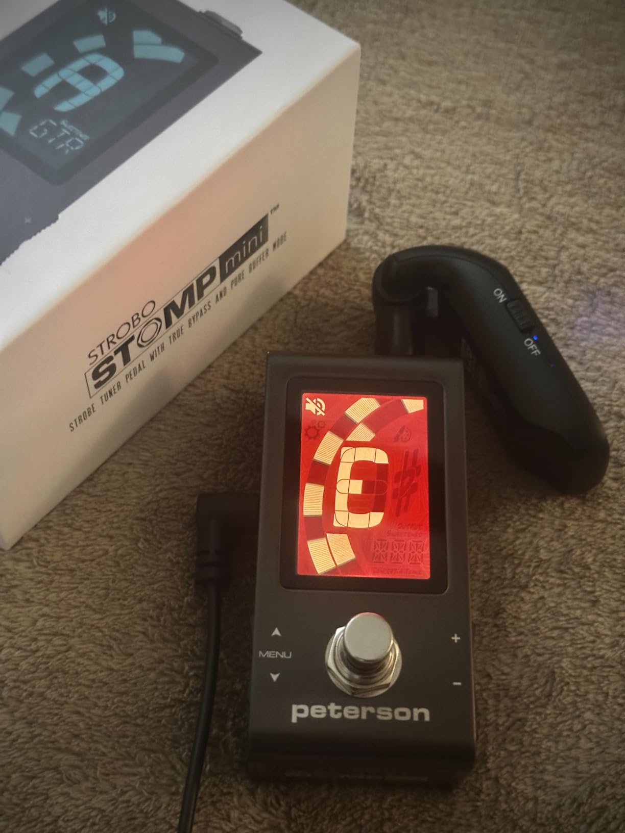 Peterson StroboStomp Mini | Mini Pedal Strobe Tuner - Customer Photo 2