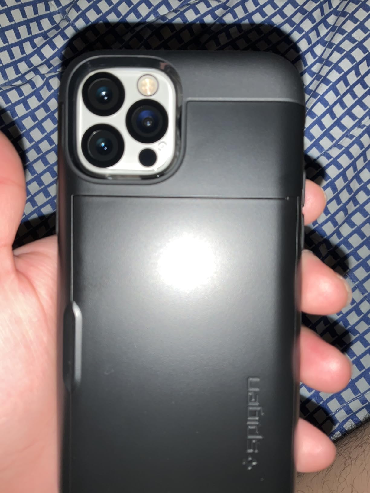 Spigen Slim Armor CS Designed for iPhone 15 Pro Case (2023) [Military-Grade Protection] - Black - Customer Photo 1