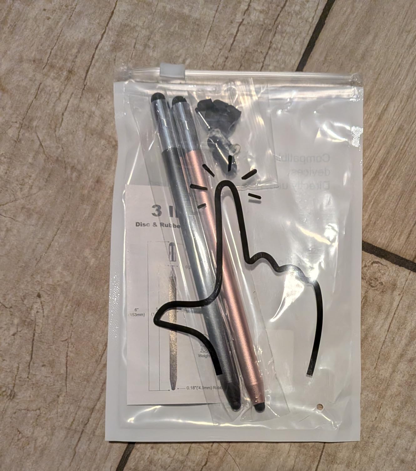 MEKO 3 in 1 Stylus Pens for Touch Screens (2 Pack) customer photo 1