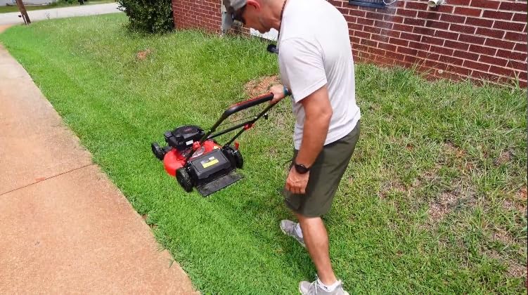 PowerSmart Gas Lawn Mower 21-Inch 144cc OHV Engine 2-in-1 Push Mower with Bagging - Customer Photo 1