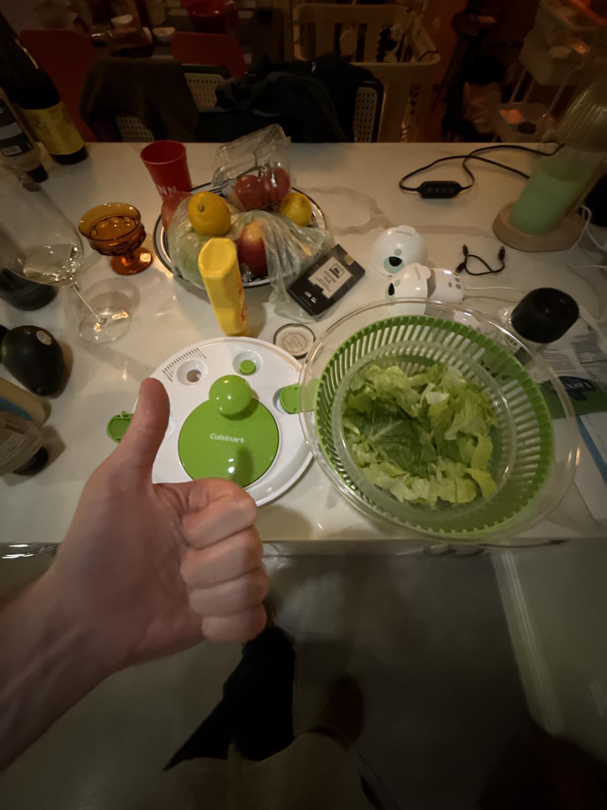 Cuisinart Large Spin Stop Salad Spinner - Wash, Spin & Dry Salad Greens, 5qt Customer Review Cuisinart Large Spin Stop Salad Spinner - Wash, Spin & Dry Salad Greens, 5qt - Customer Photo 1