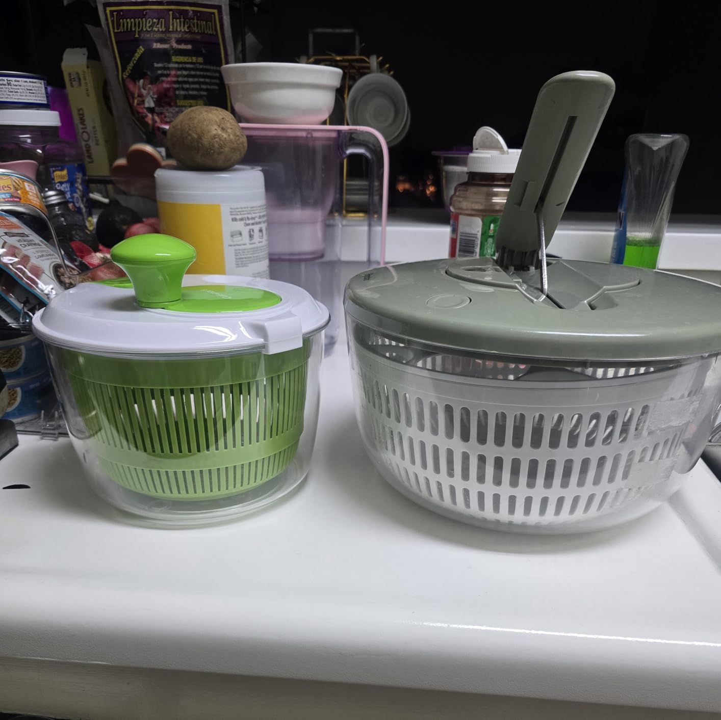 Cuisinart Large Spin Stop Salad Spinner - Wash, Spin & Dry Salad Greens, 5qt Customer Review Cuisinart Large Spin Stop Salad Spinner - Wash, Spin & Dry Salad Greens, 5qt - Customer Photo 2